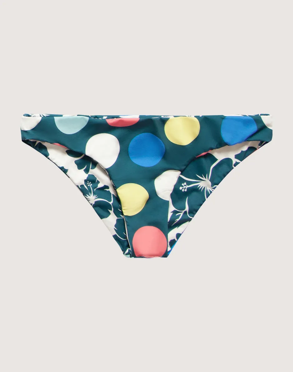 Sanitas Heritage Reversible Bottom: Hibiscus/Retro Dots - FINAL SALE sold by Carve Designs product image thumbnail 5