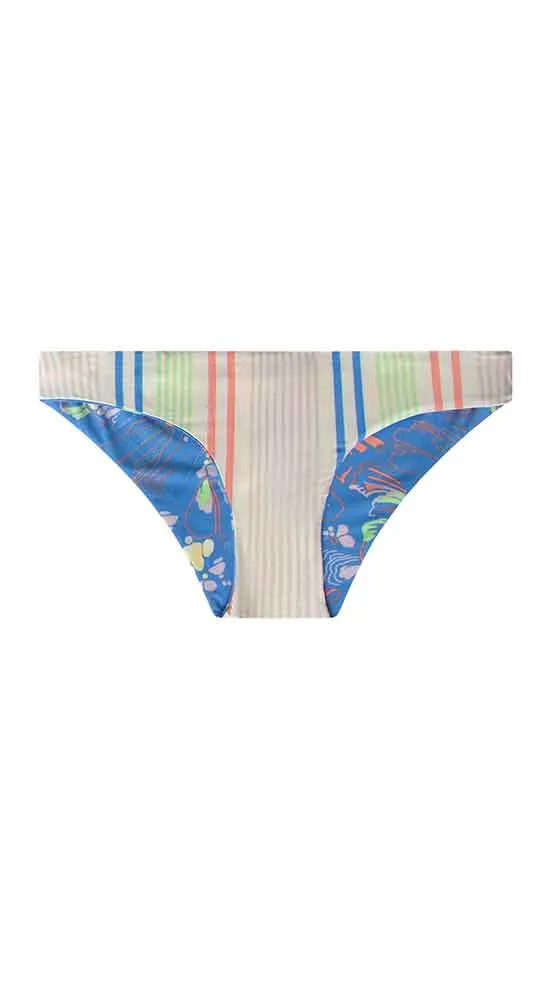 Sanitas Reversible Bottom: Larkspur/Sunny Stripe - FINAL SALE sold by Carve Designs product image thumbnail 5
