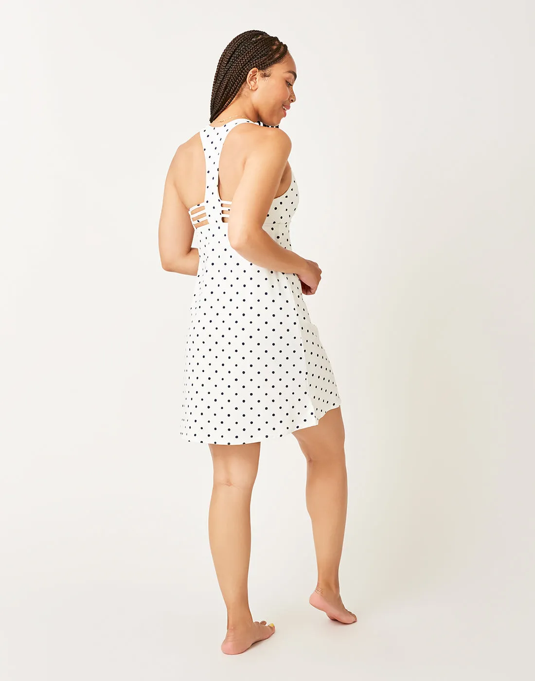 La Jolla Dress: Cloud Polka Dot - FINAL SALE sold by Carve Designs product image thumbnail 3