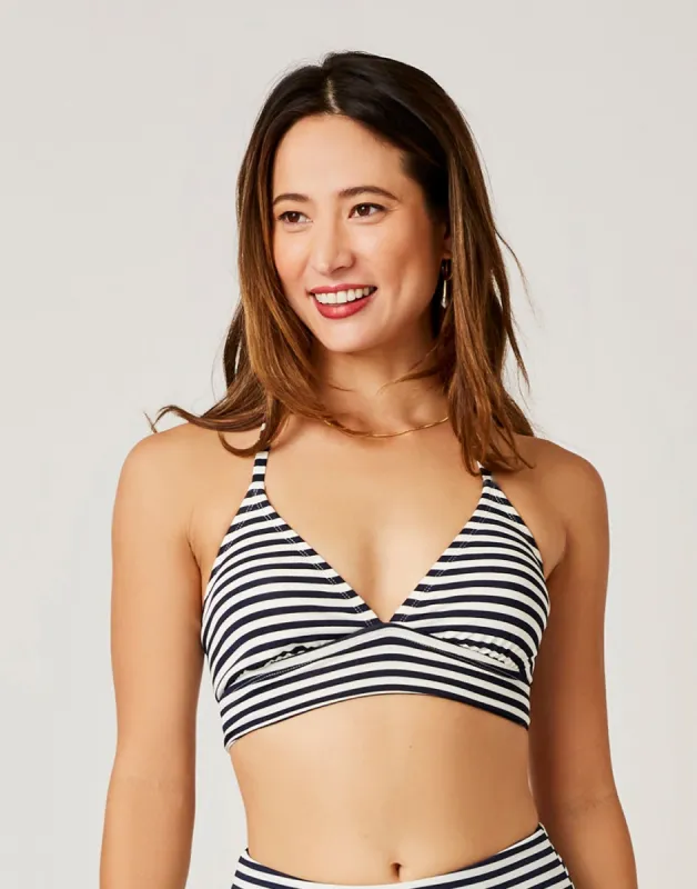 Dahlia Top: Navy Stripe - FINAL SALE sold by Carve Designs