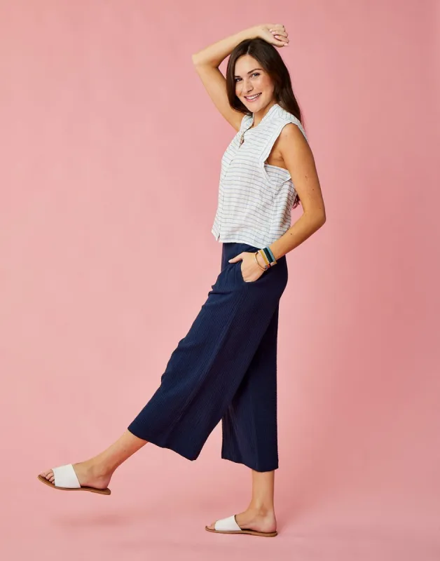Kaia Pant: Navy sold by Carve Designs