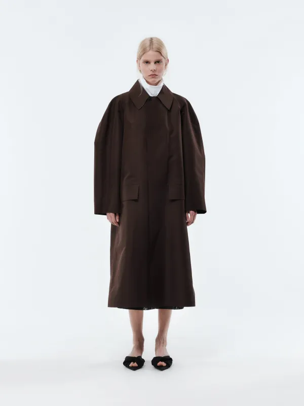 Imperméable en taffetas contrecollé made by Carven