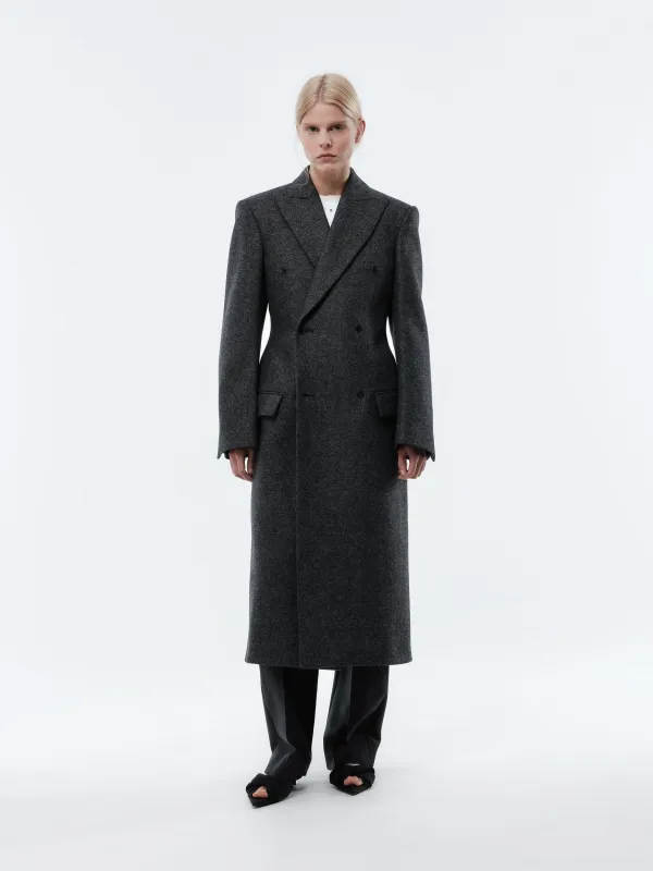 Manteau tailleur en laine Shetland made by Carven