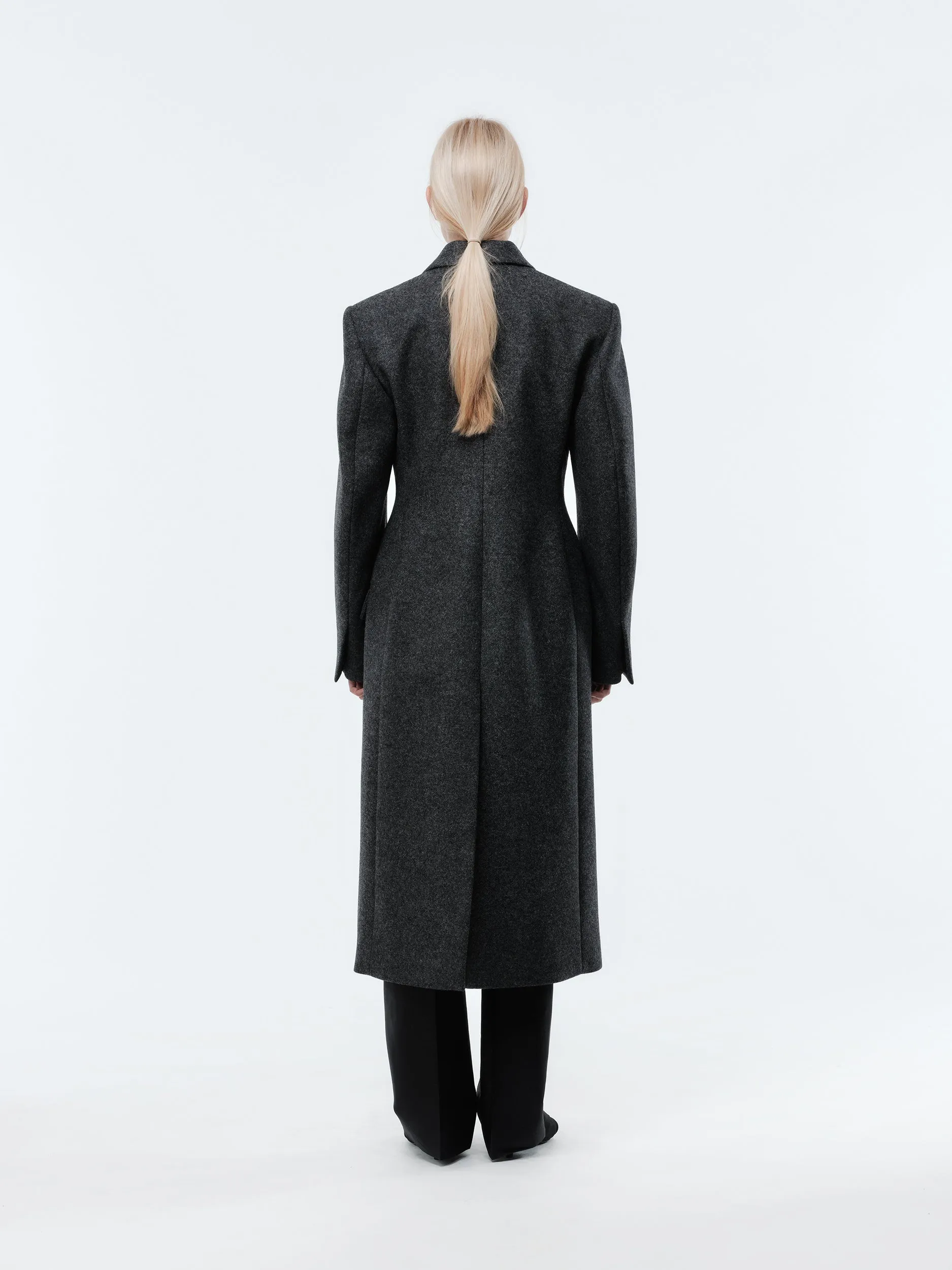 Manteau tailleur en laine Shetland sold by Carven product image thumbnail 2