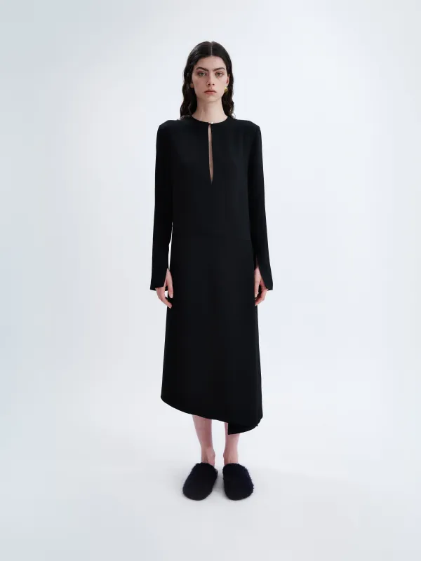 Robe asymétrique en cady made by Carven