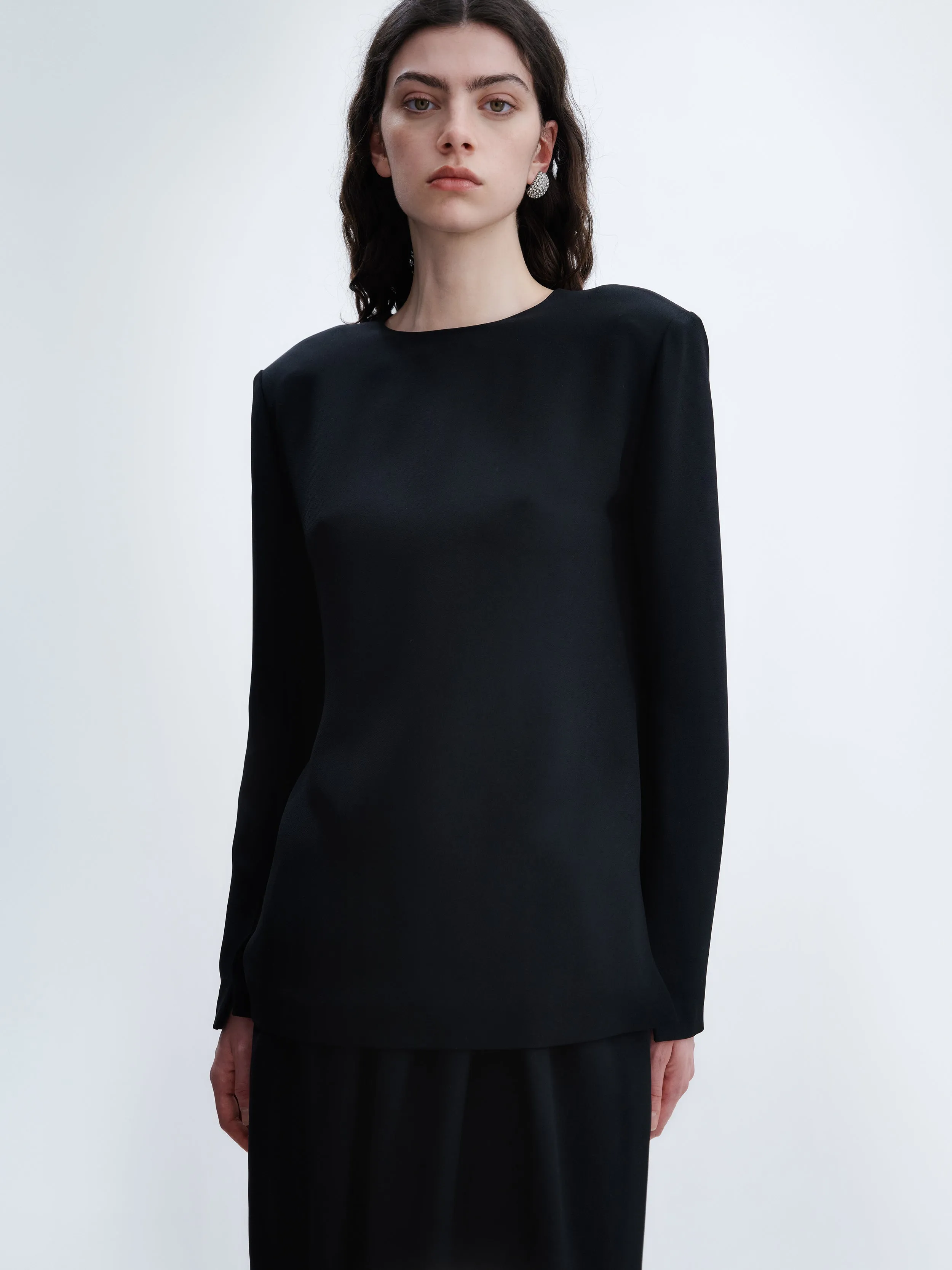 Top manches longues en cady sold by Carven product image thumbnail 2