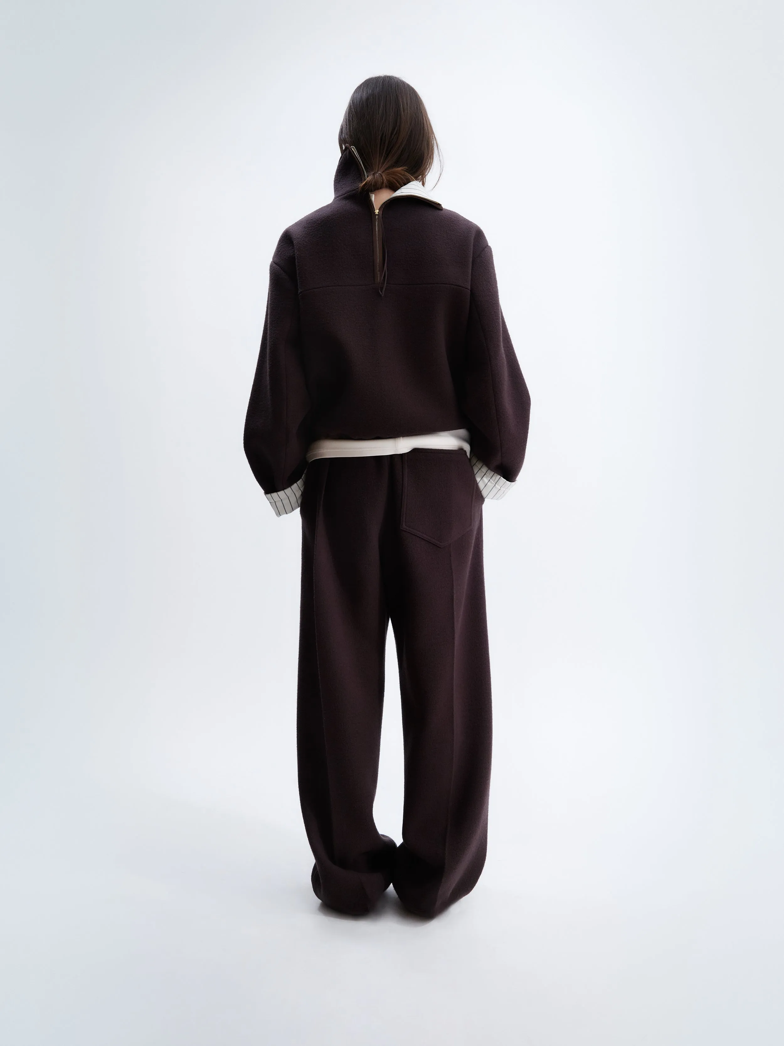 Blouson zippé en laine sold by Carven product image thumbnail 4