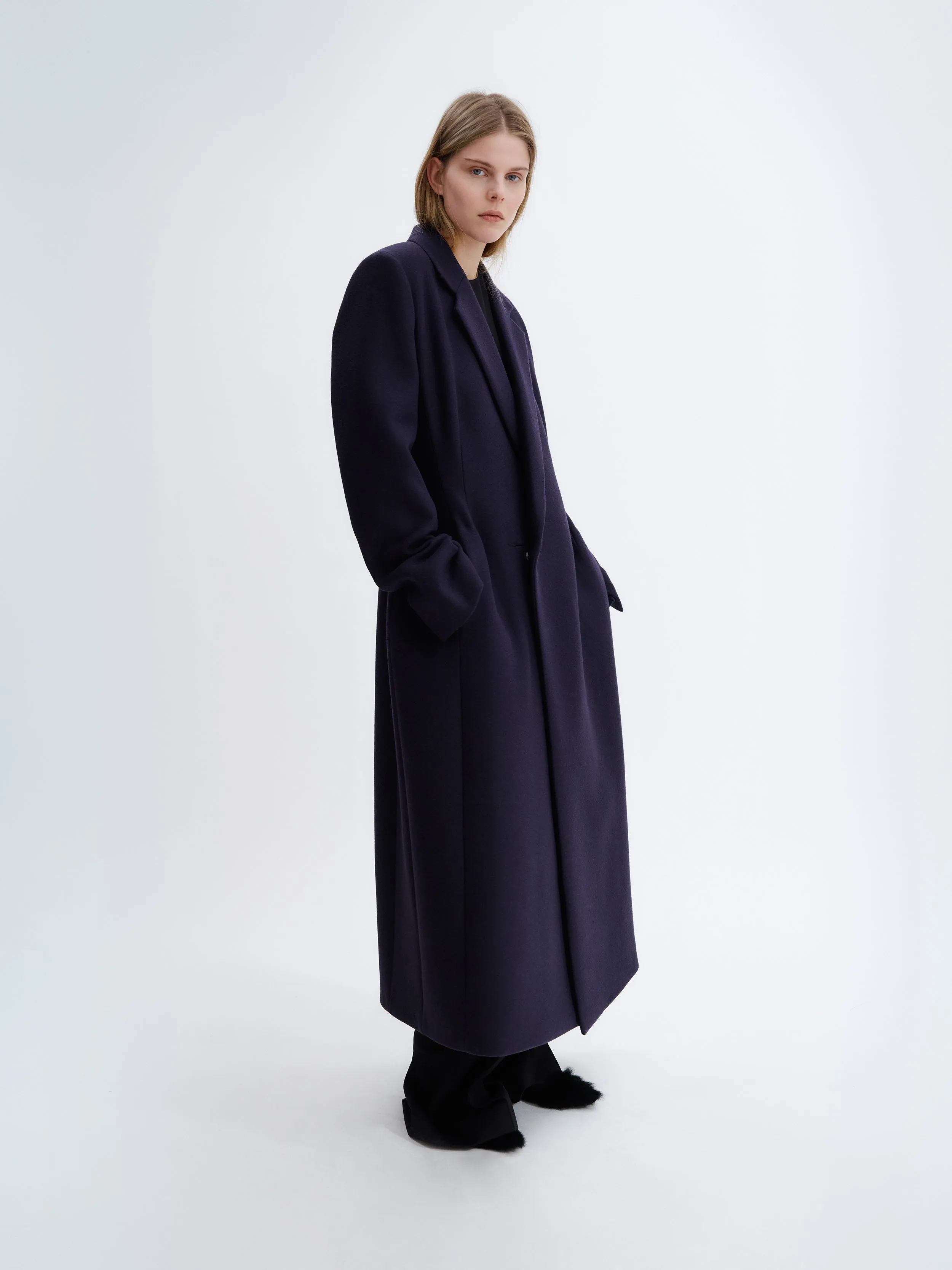 Manteau Espéranto en laine double compacte sold by Carven product image thumbnail 3