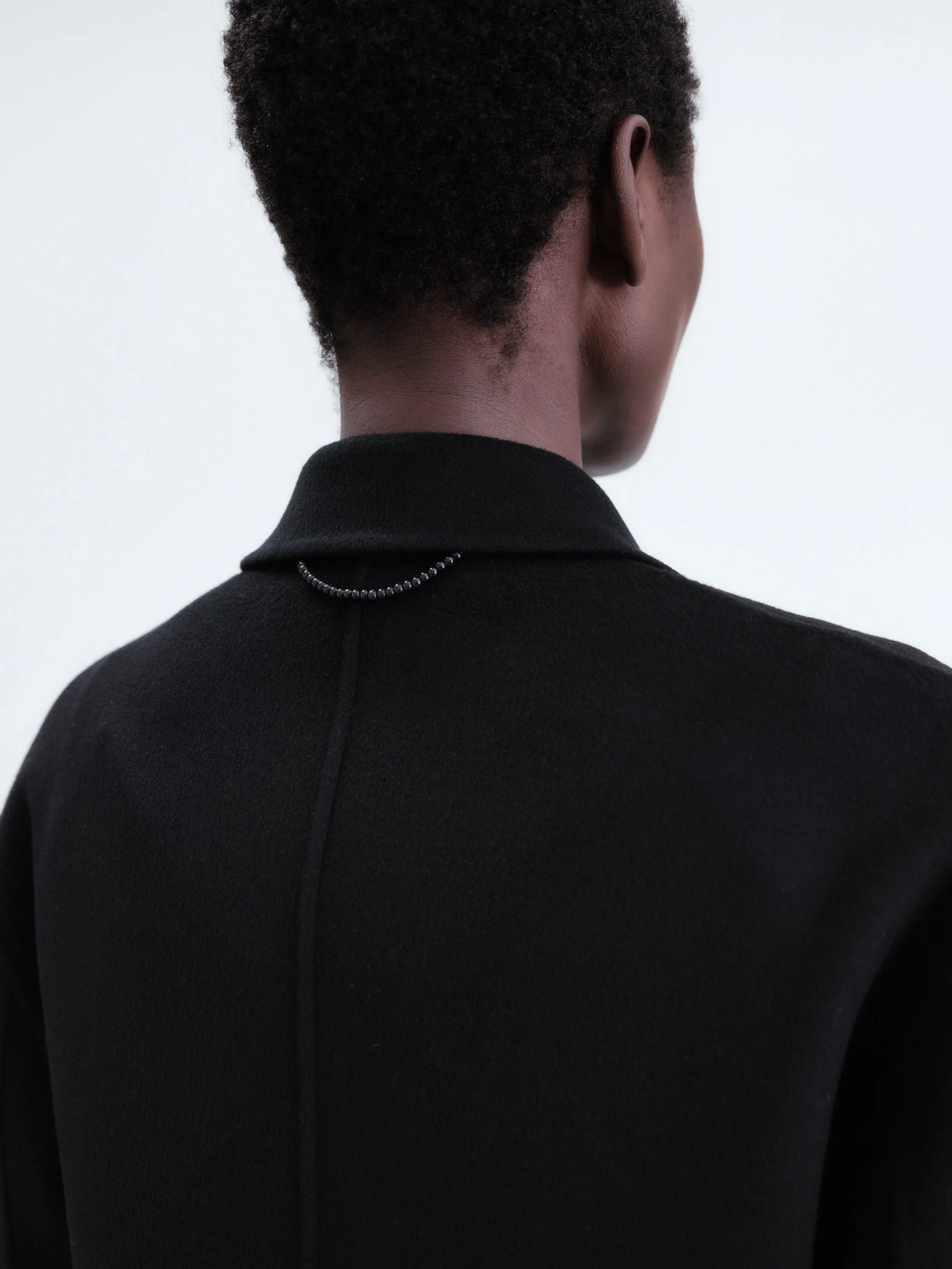 Manteau simple boutonnage en laine double face sold by Carven product image thumbnail 2