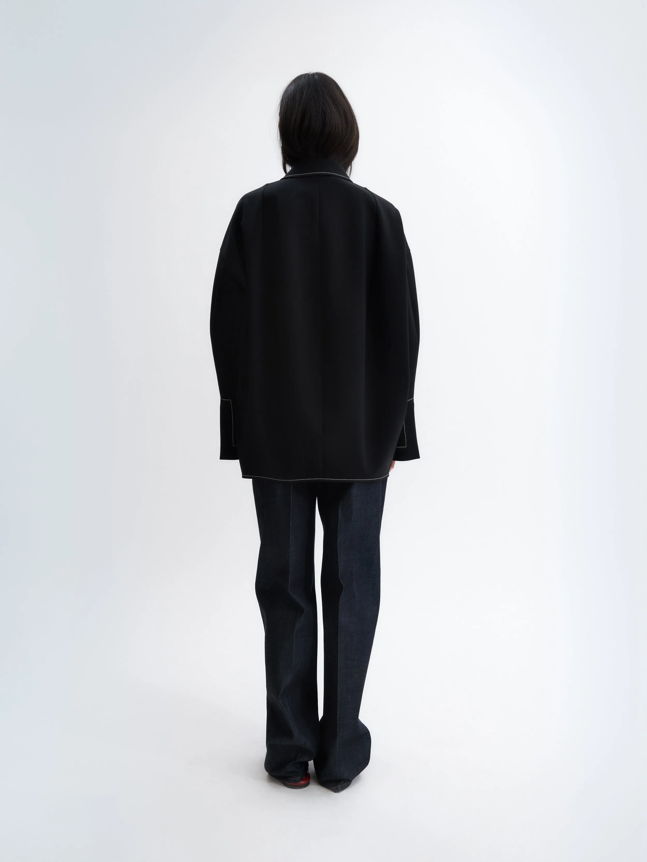 Surchemise en laine double face sold by Carven product image thumbnail 4