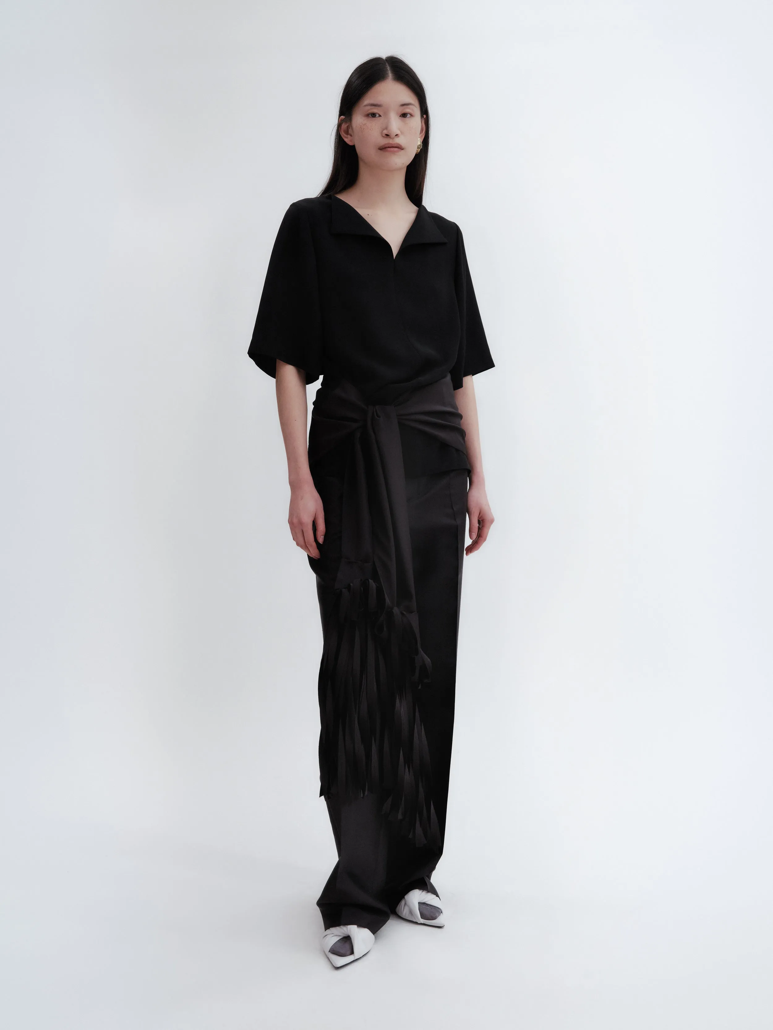 Top ceinture rubans en cady sold by Carven