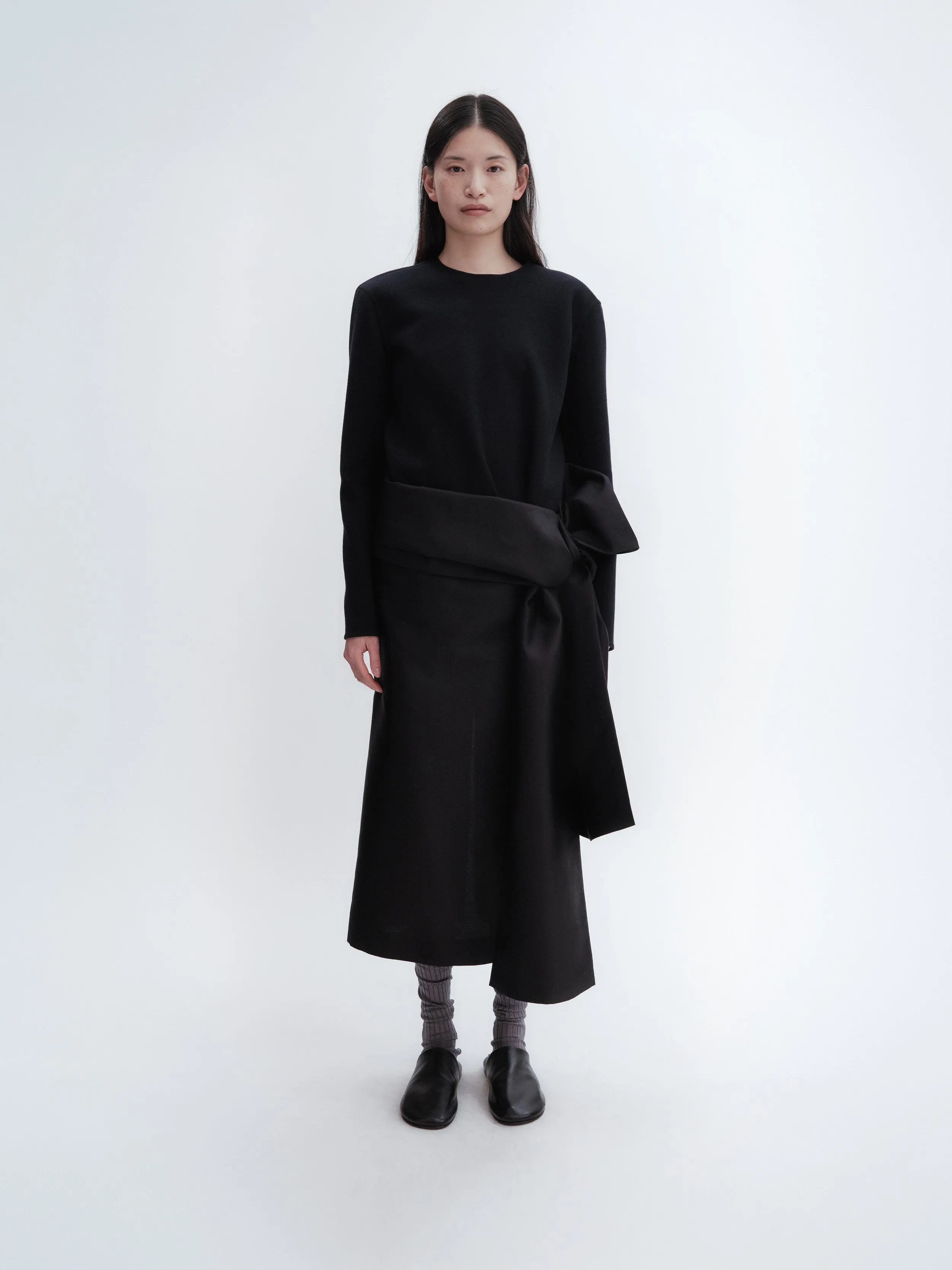 Top manches longues en laine légère double face sold by Carven product image thumbnail 2