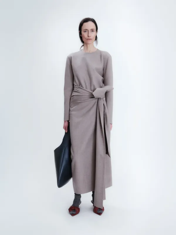 Top manches longues en laine légère double face made by Carven