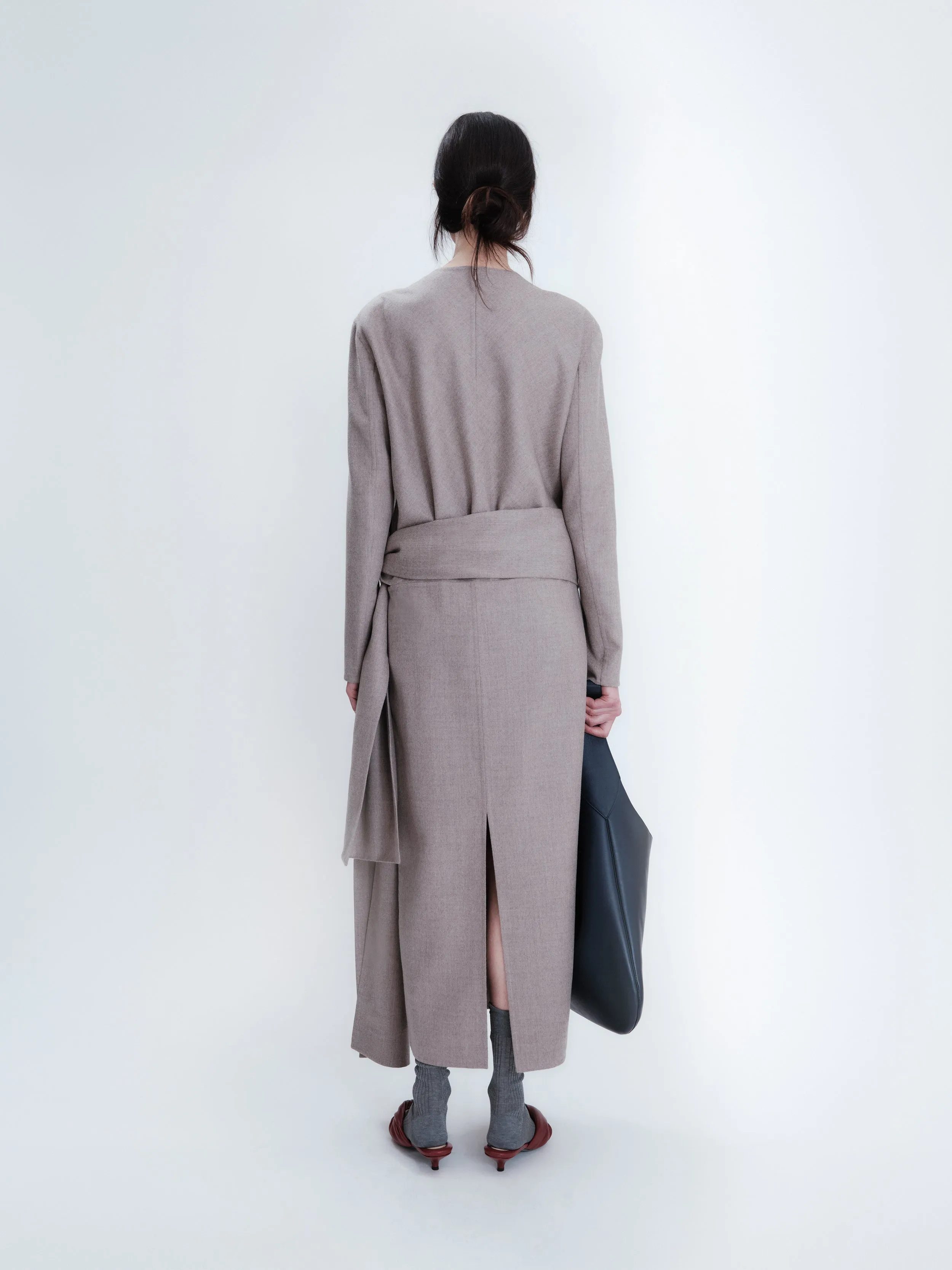 Top manches longues en laine légère double face sold by Carven product image thumbnail 3