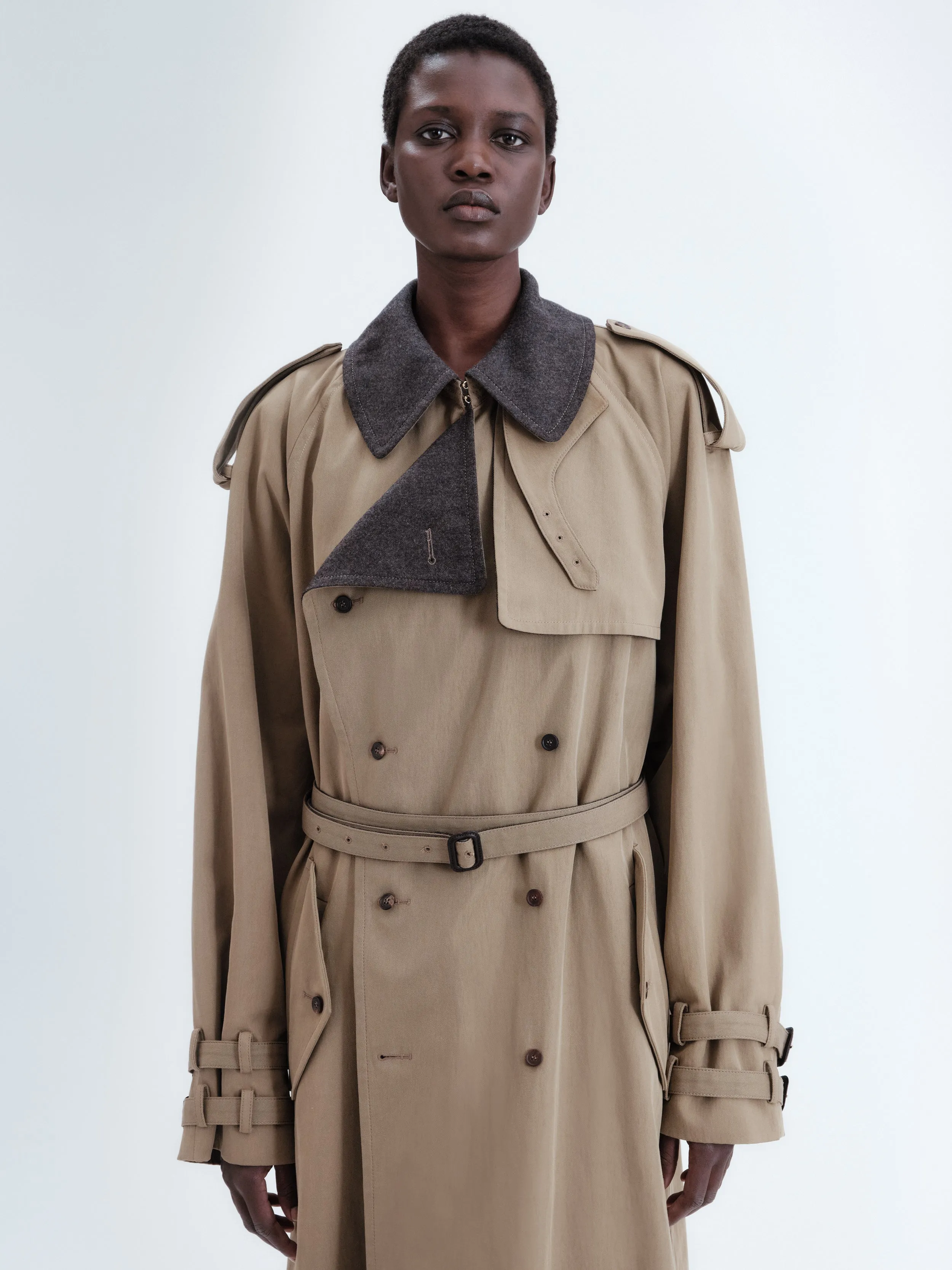 Trench en twill technique sold by Carven product image thumbnail 3