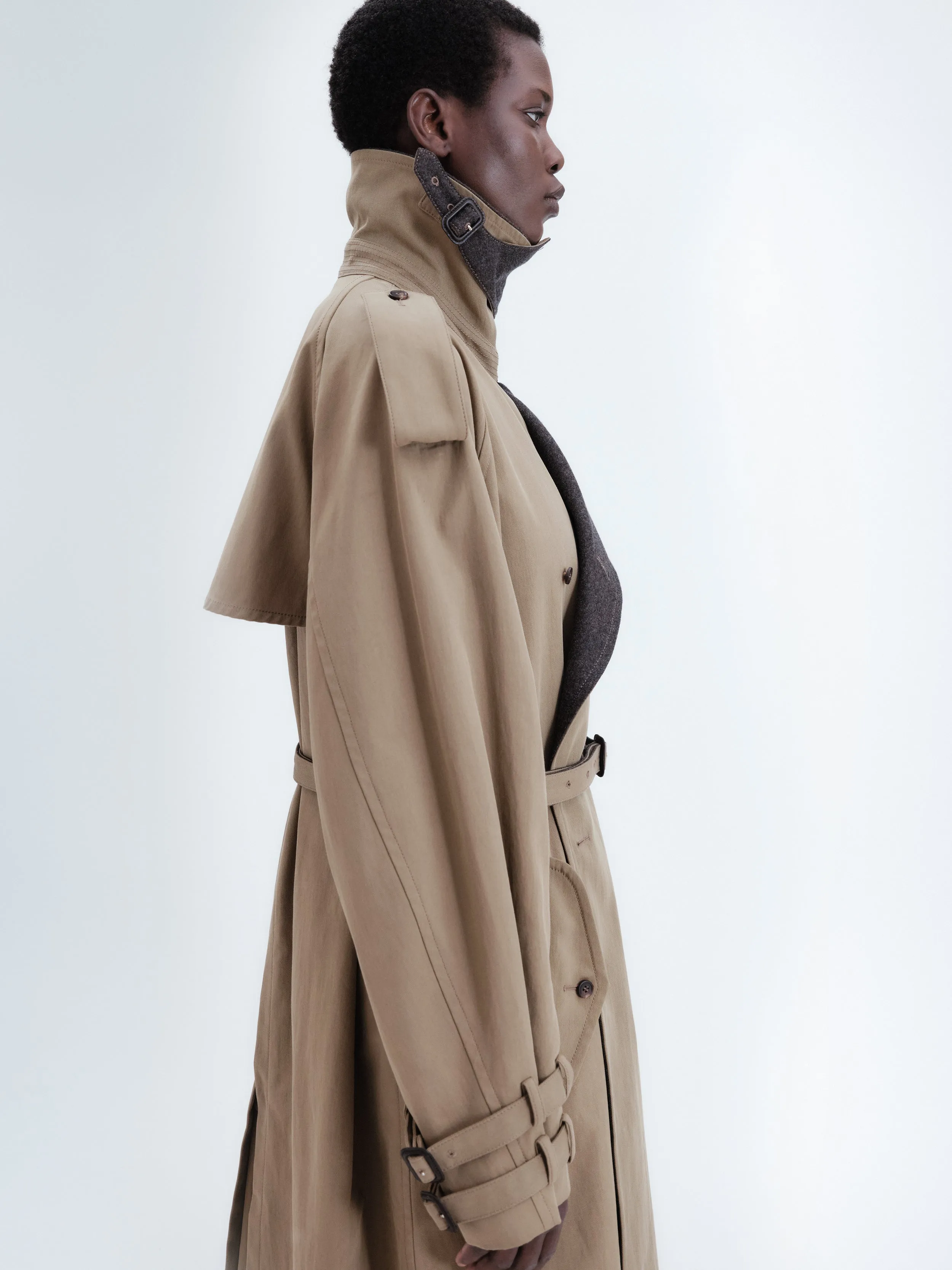 Trench en twill technique sold by Carven product image thumbnail 4