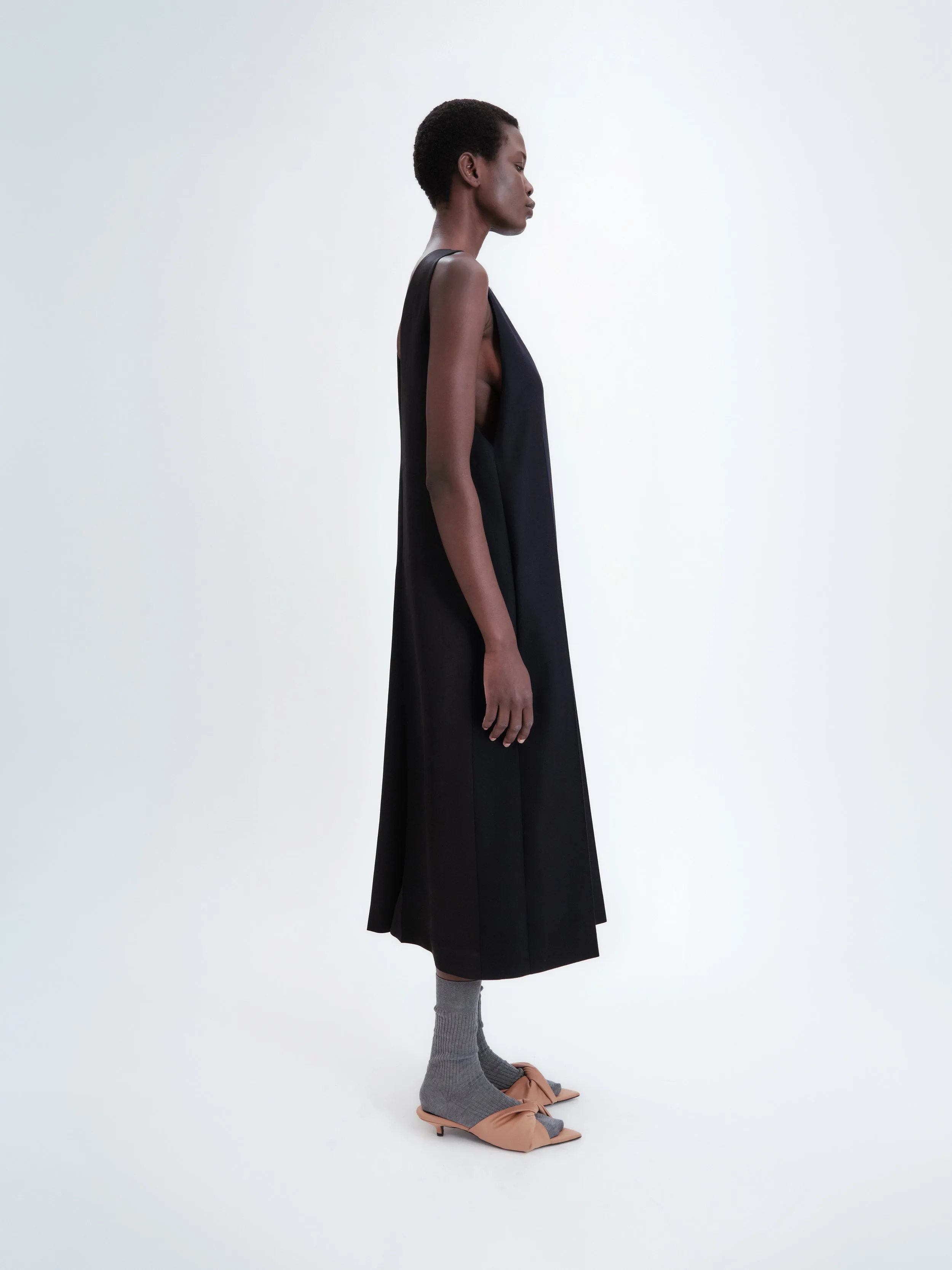 Robe chasuble lingerie en flanelle sold by Carven product image thumbnail 3