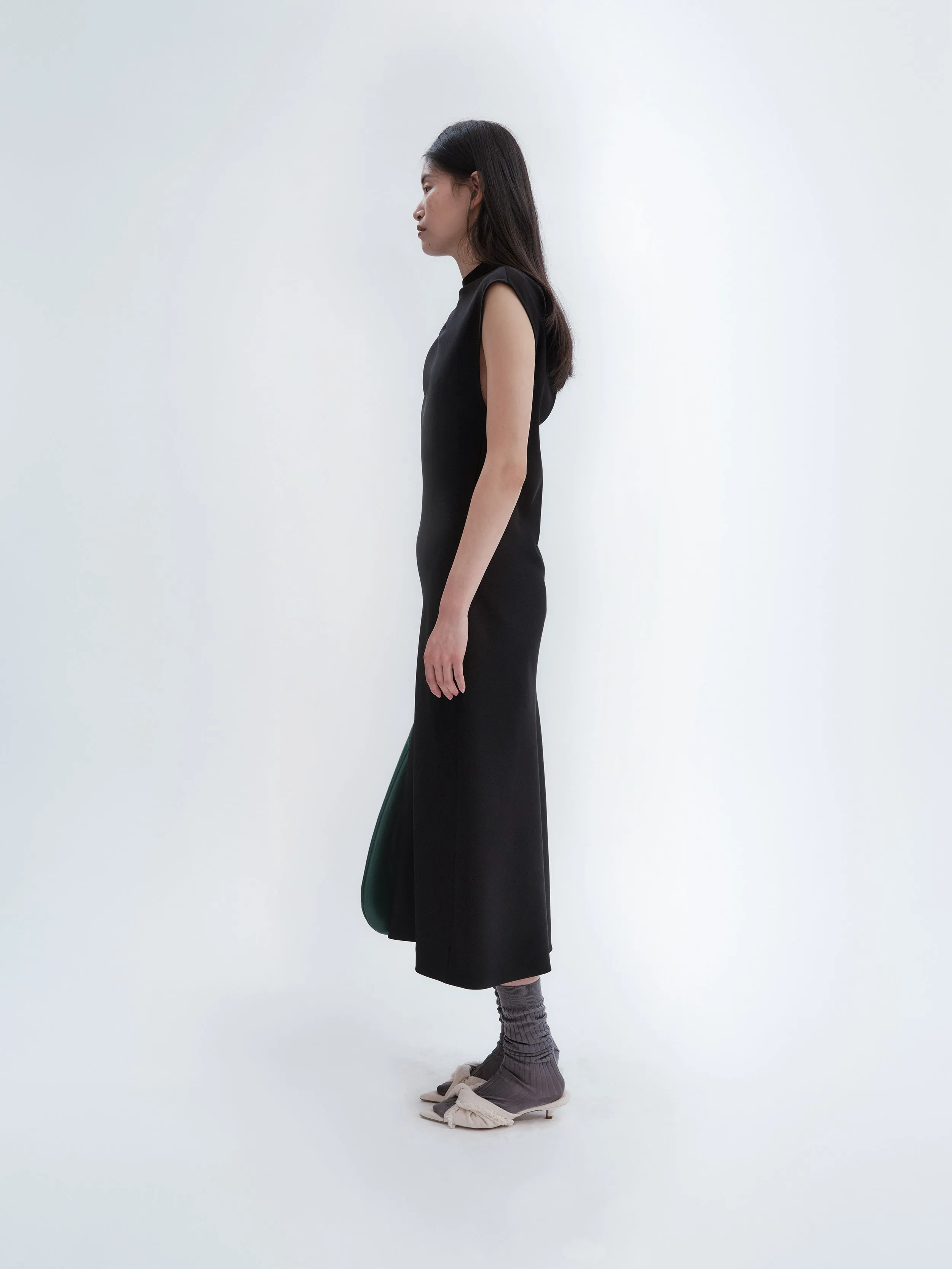 Robe à nœud en grain de poudre sold by Carven product image thumbnail 3