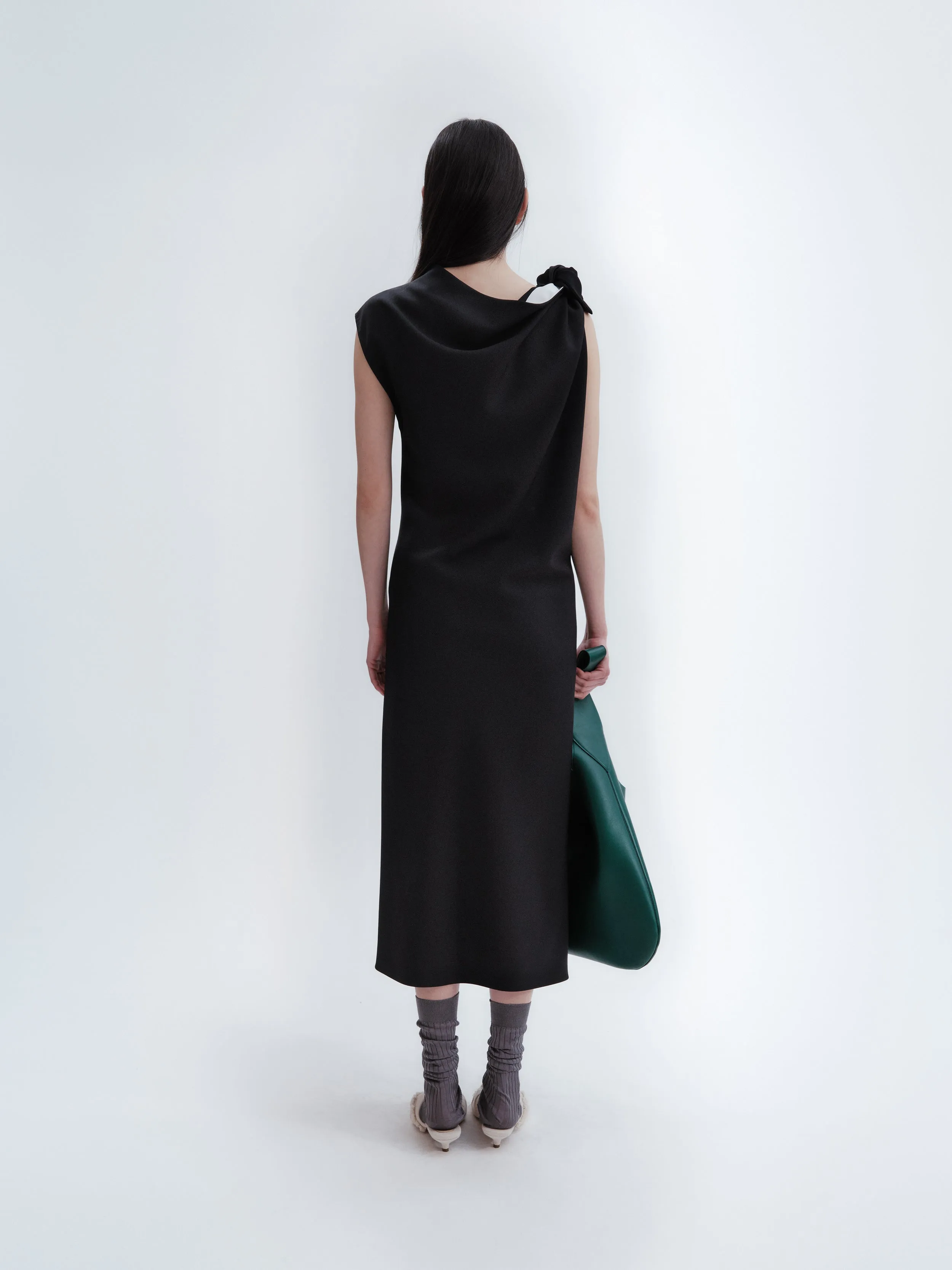 Robe à nœud en grain de poudre sold by Carven product image thumbnail 2