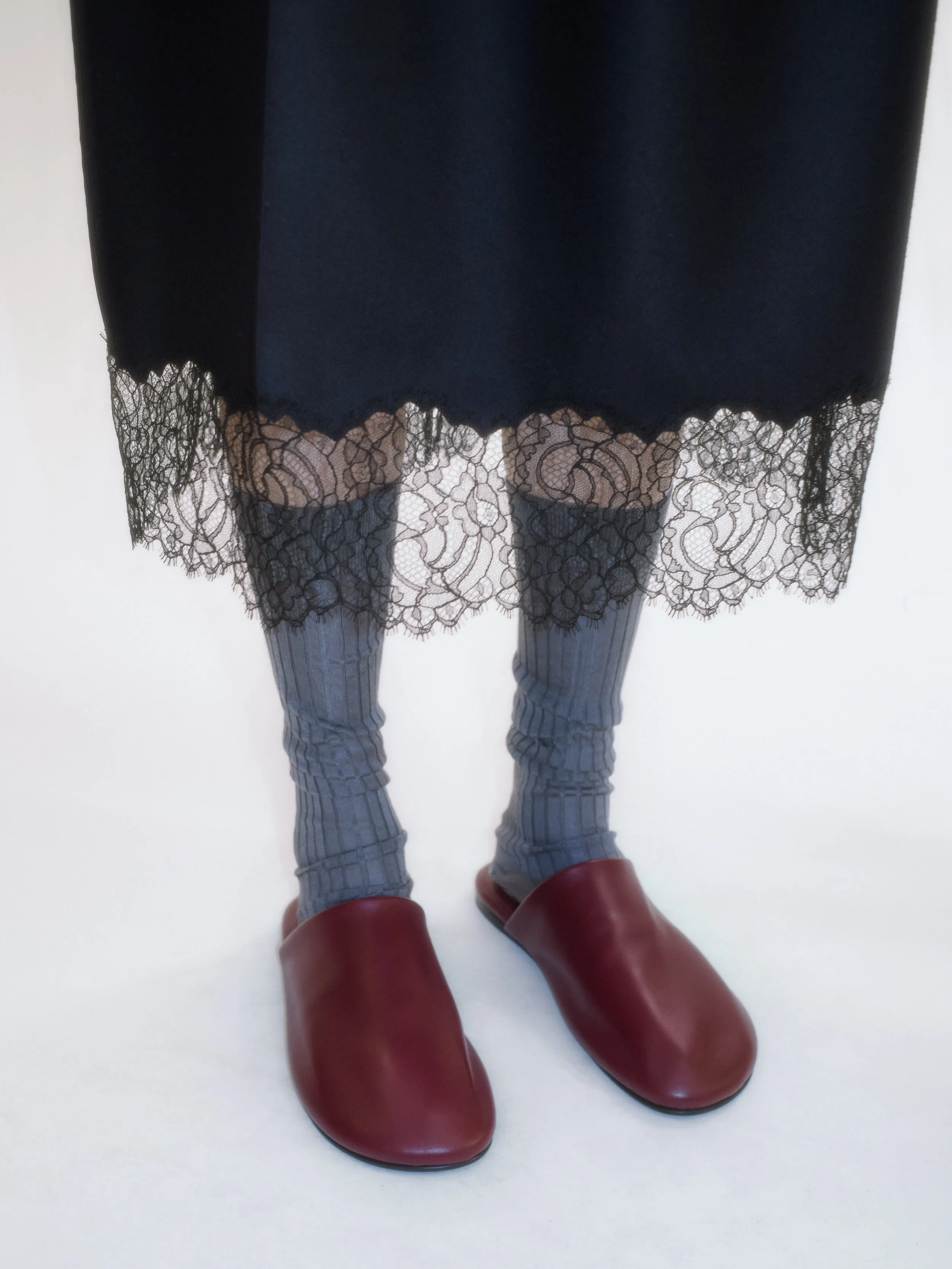 Mule Garnier en cuir sold by Carven product image thumbnail 2