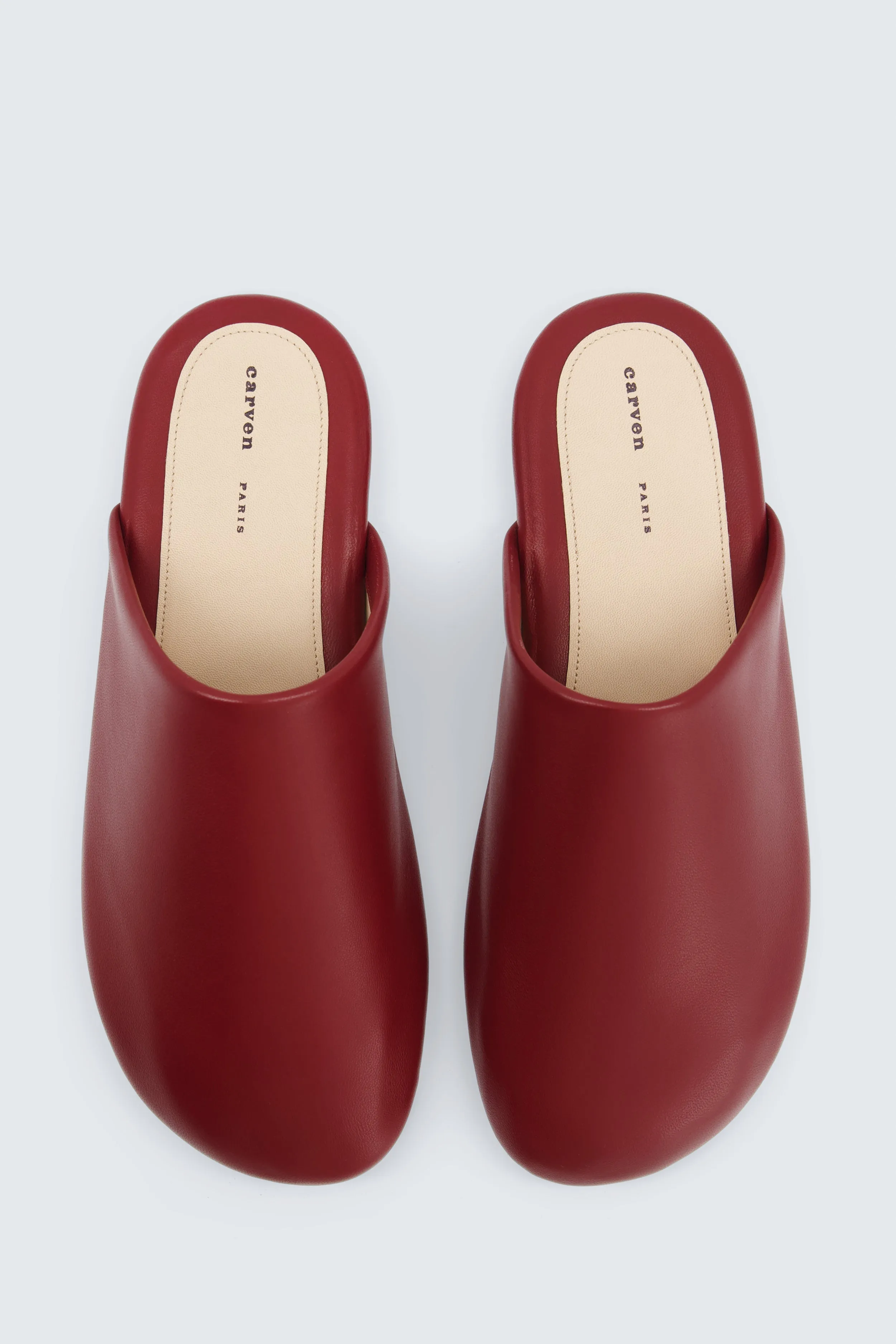 Mule Garnier en cuir sold by Carven product image thumbnail 3