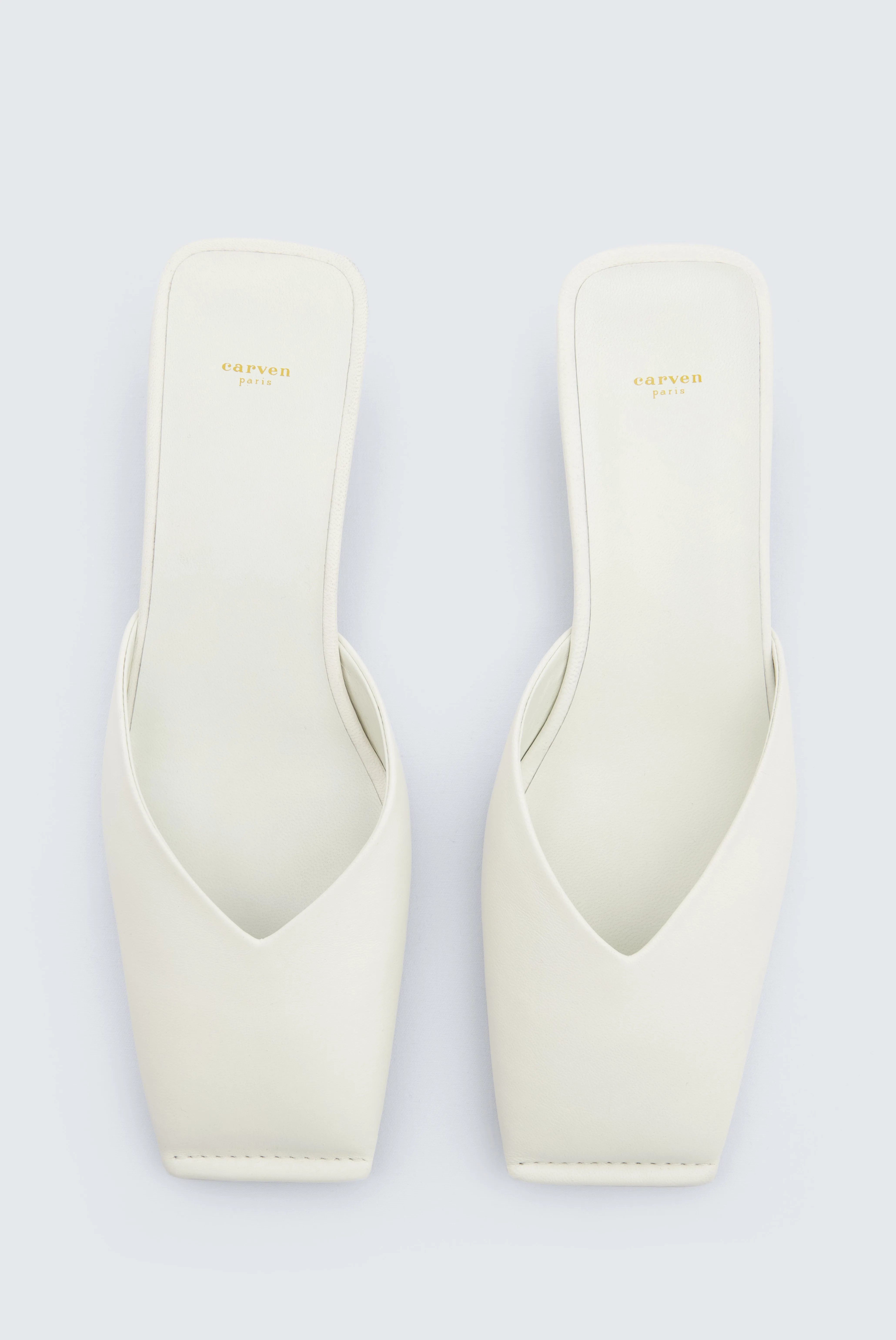 Mule à talon Vendôme en cuir sold by Carven product image thumbnail 3