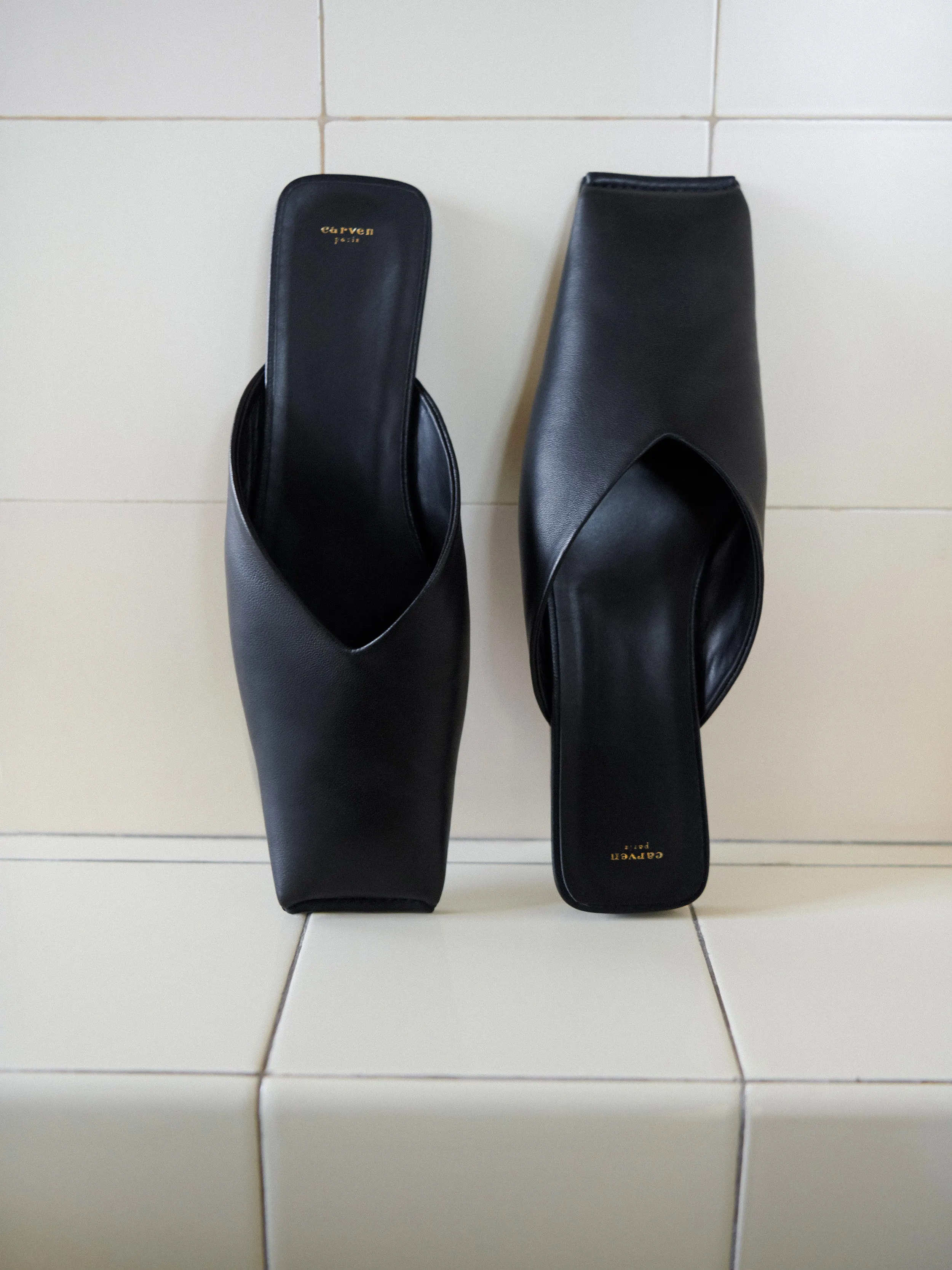 Mule plate Vendôme en cuir sold by Carven product image thumbnail 2