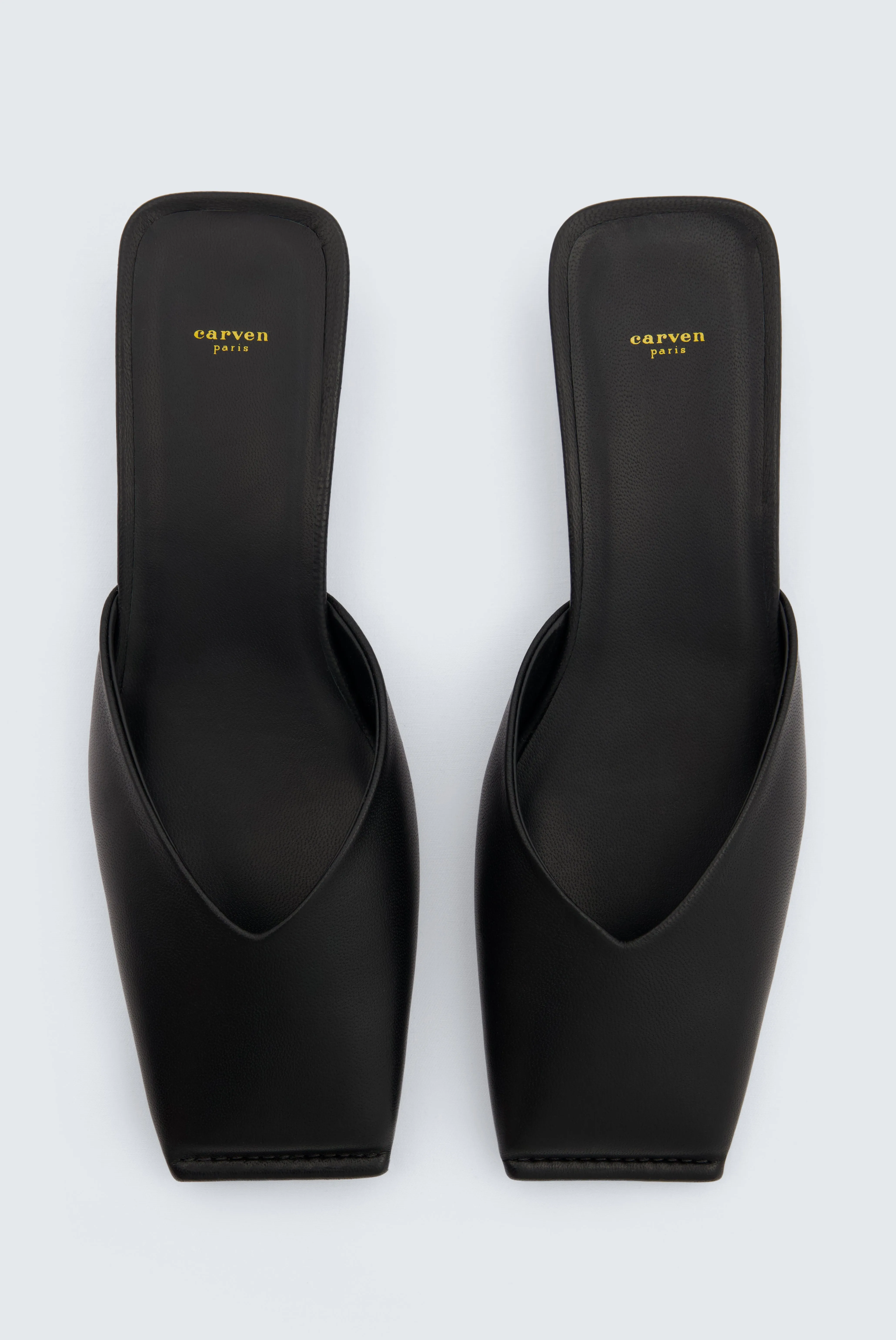Mule à talon Vendôme en cuir sold by Carven product image thumbnail 3