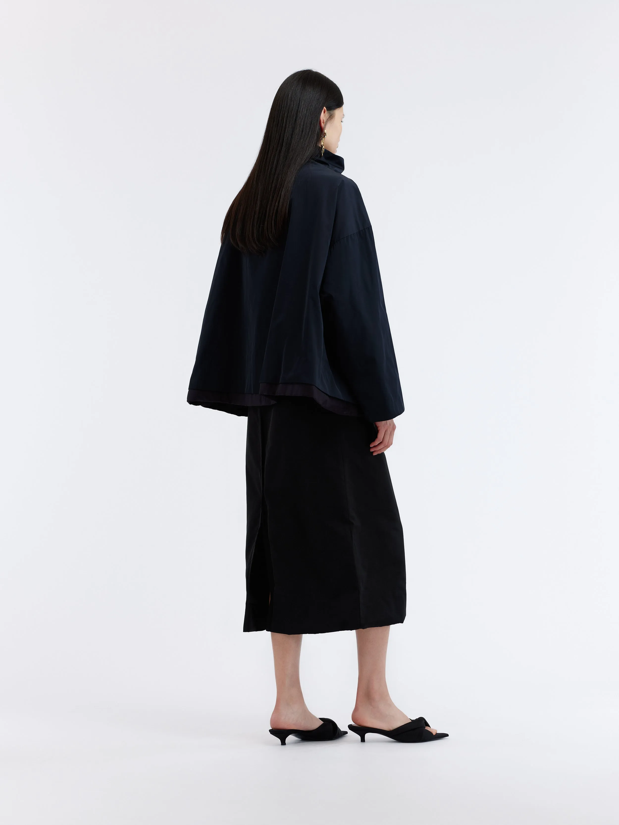 Blouse manches longues en taffetas couture sold by Carven product image thumbnail 2