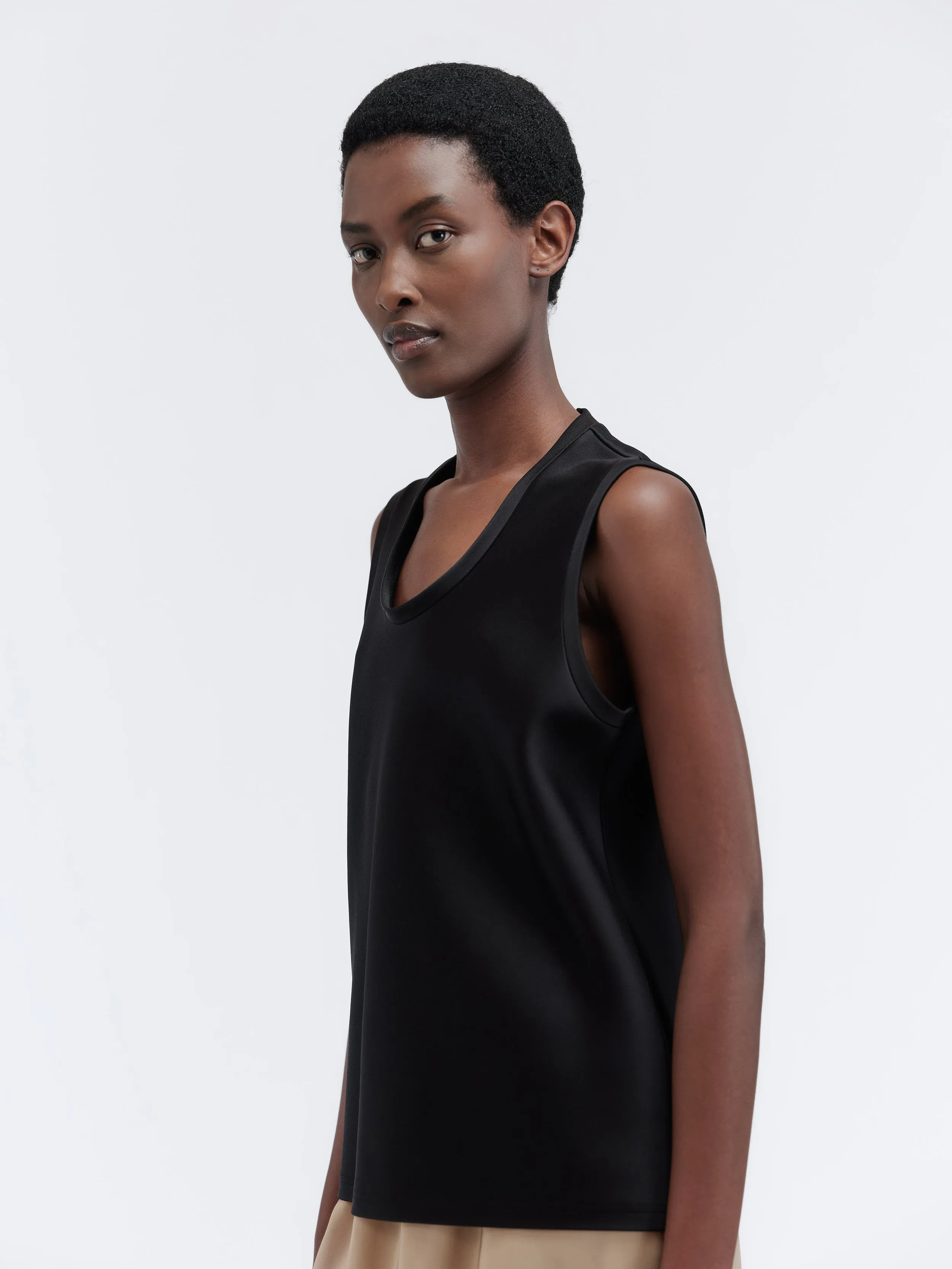 Top débardeur en satin double sold by Carven product image thumbnail 4