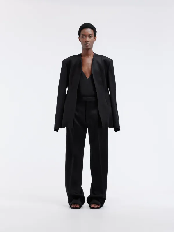 Veste déstructurée en satin double made by Carven