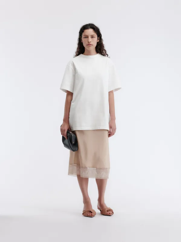 T-shirt à rubans en jersey compact made by Carven