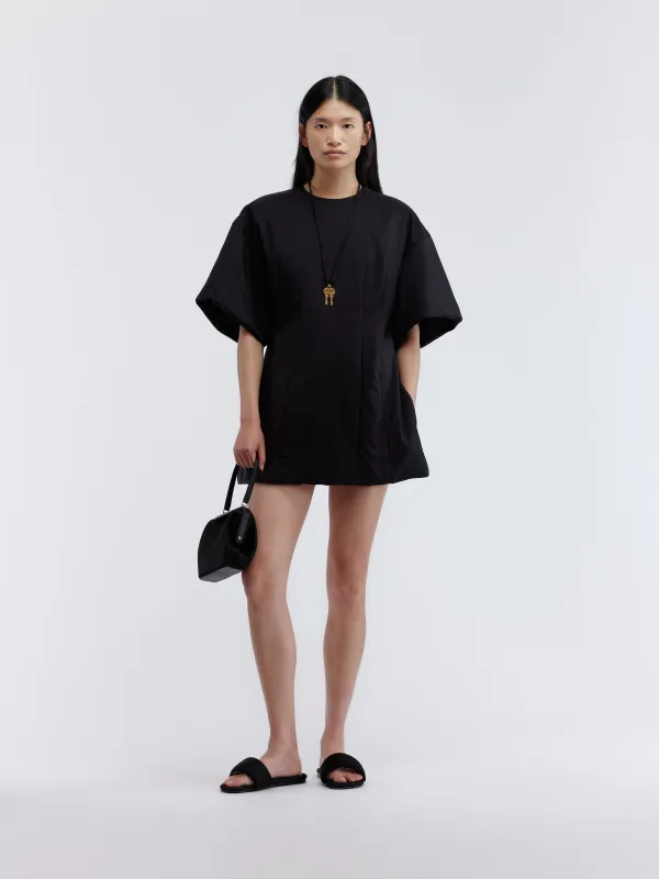 Robe mini ouatinée en soie habotai made by Carven