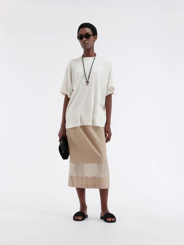 T-shirt en jersey de soie sold by Carven