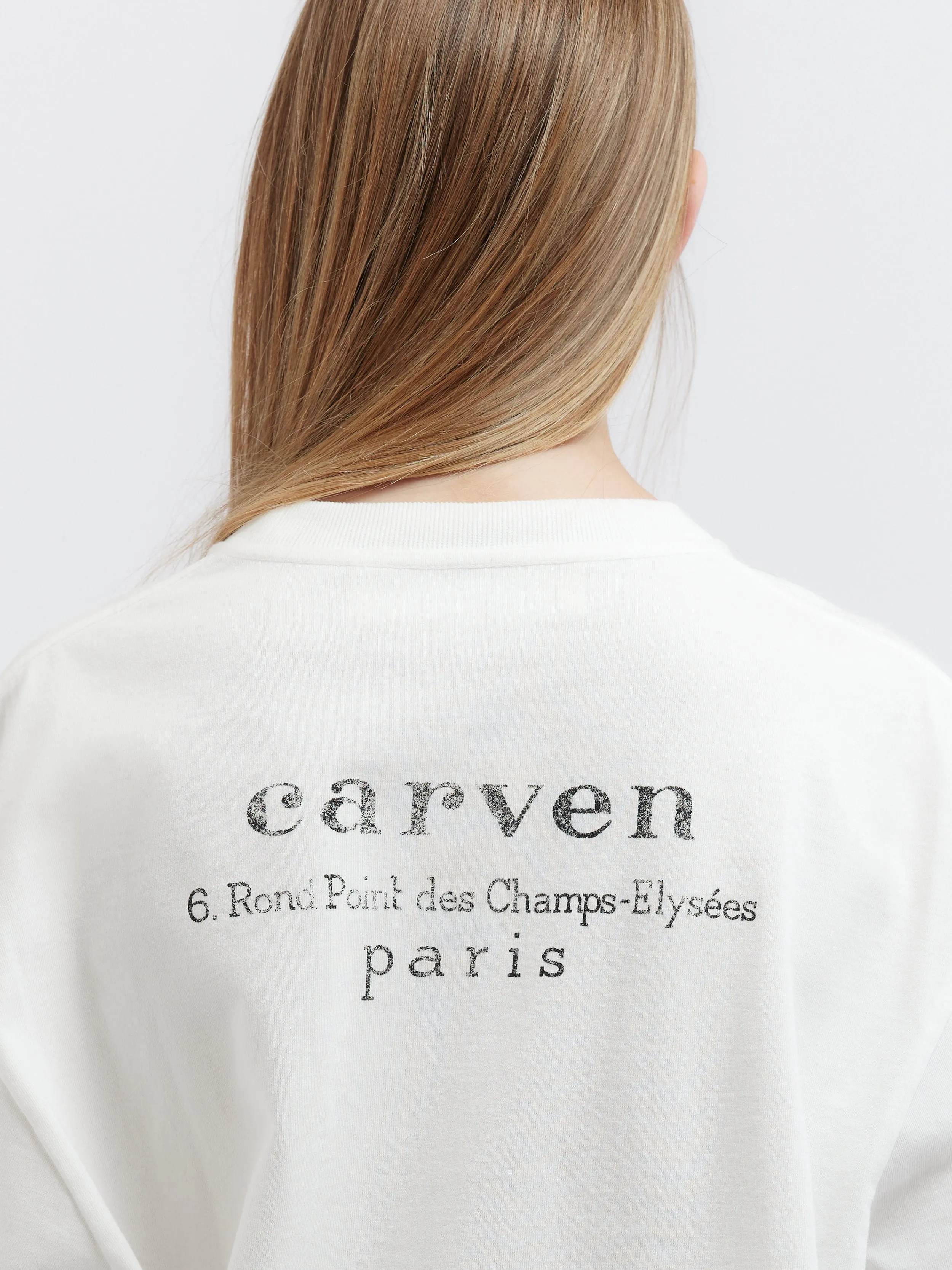 T-shirt signature en jersey épais sold by Carven product image thumbnail 2