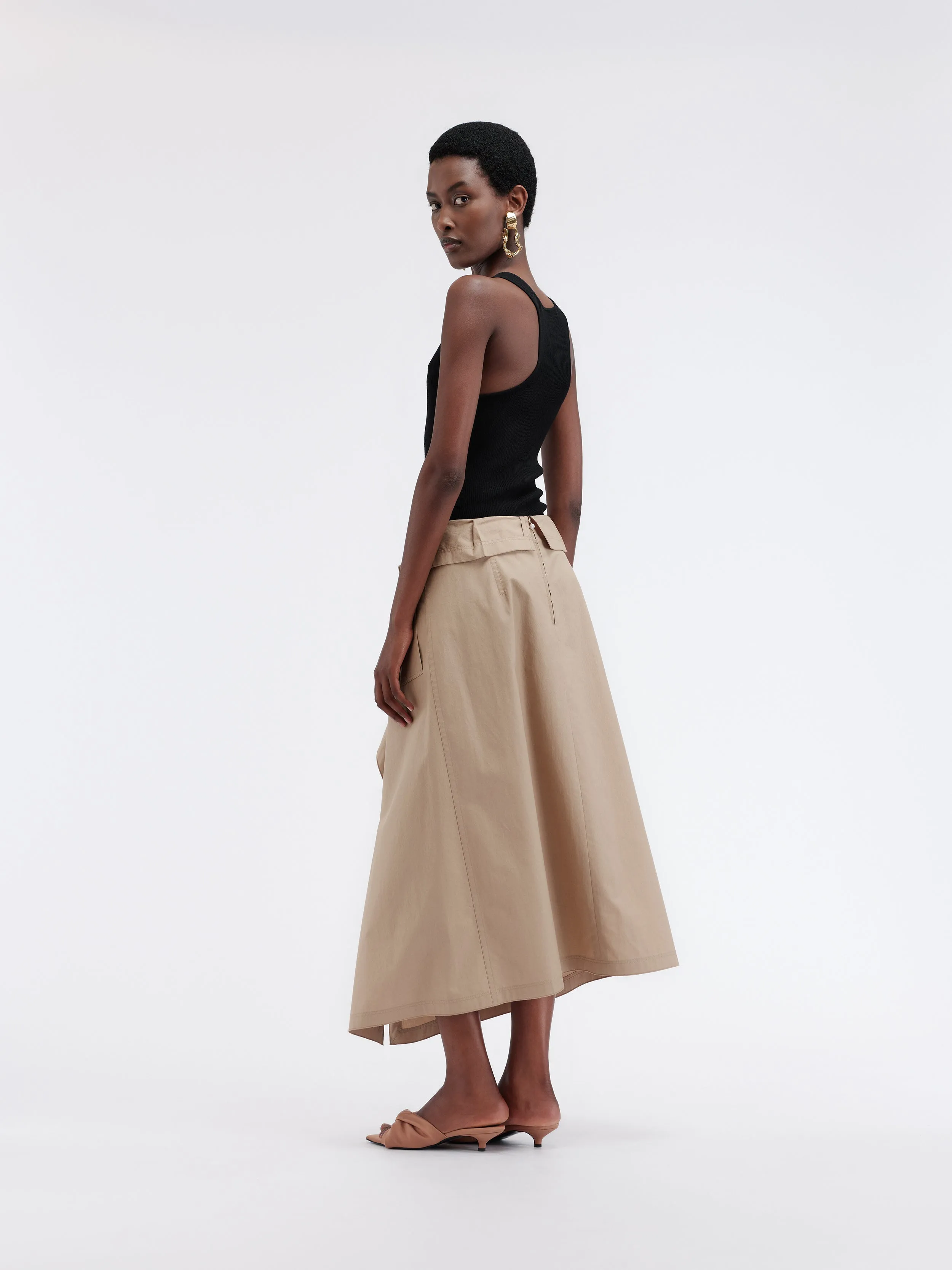 Top débardeur en mérinos côtelé sold by Carven product image thumbnail 3