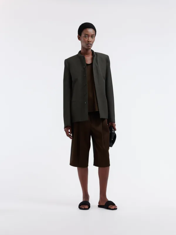 Veste officier en grain de poudre made by Carven