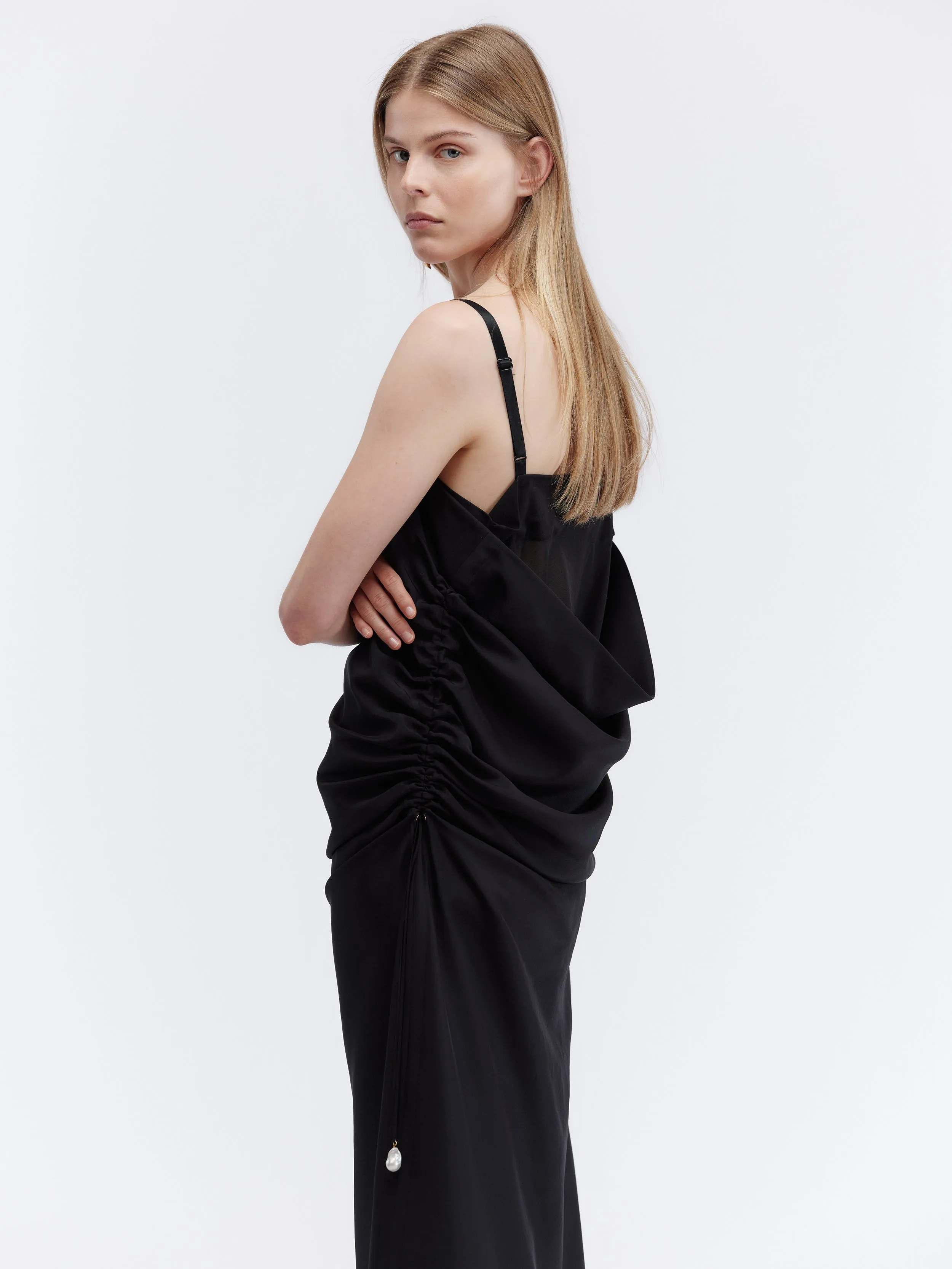 Robe lingerie en soie habotai sold by Carven product image thumbnail 2