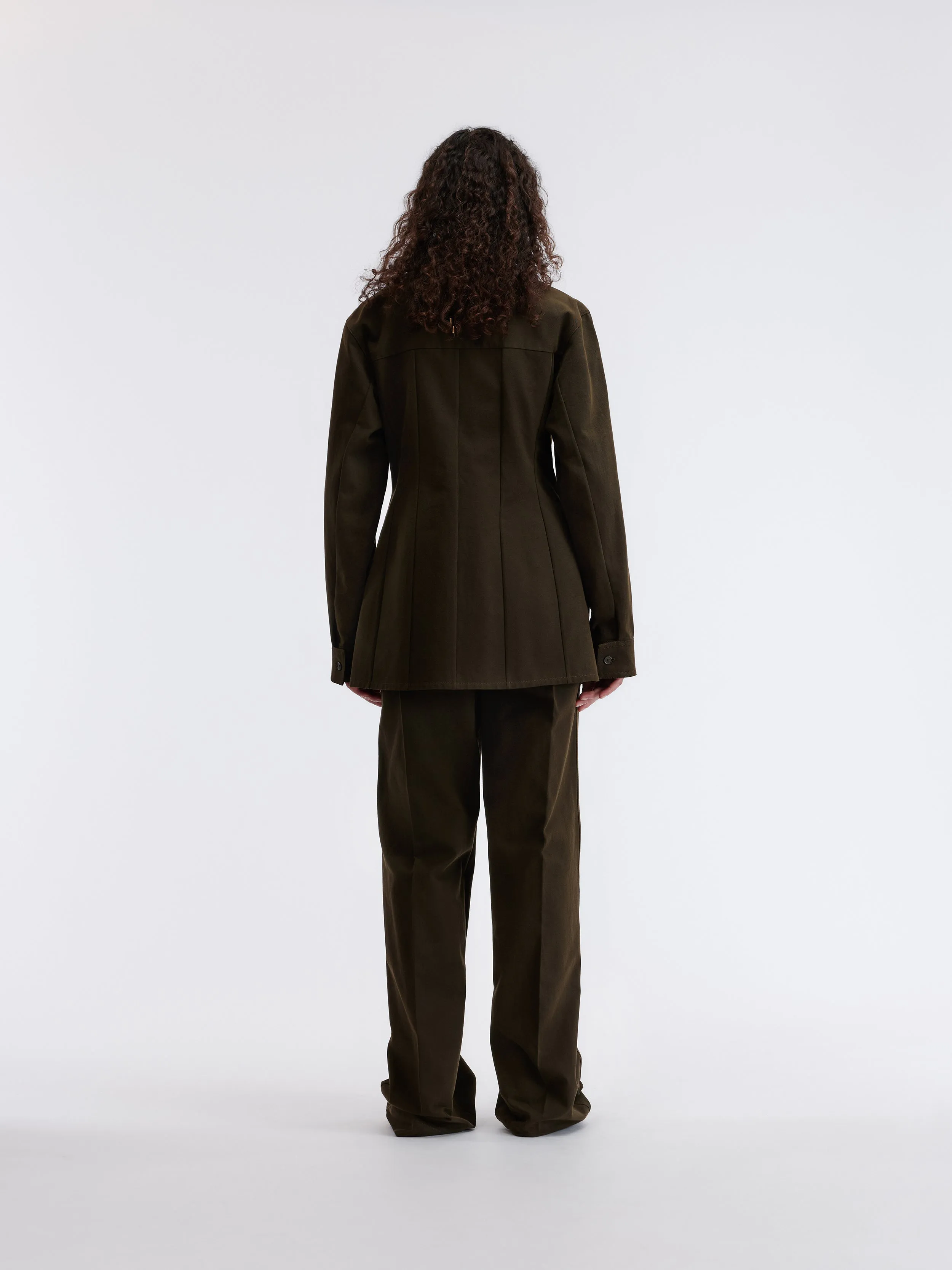 Surchemise Espéranto en coton militaire sold by Carven product image thumbnail 2