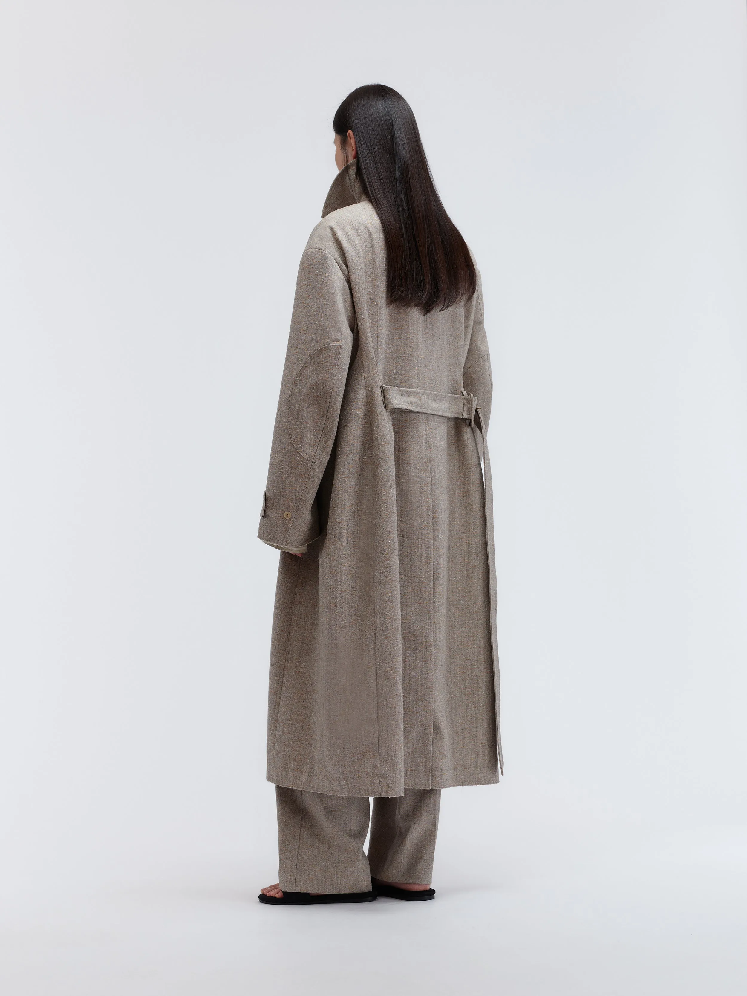 Trench Espéranto en tweed chiné sold by Carven product image thumbnail 5