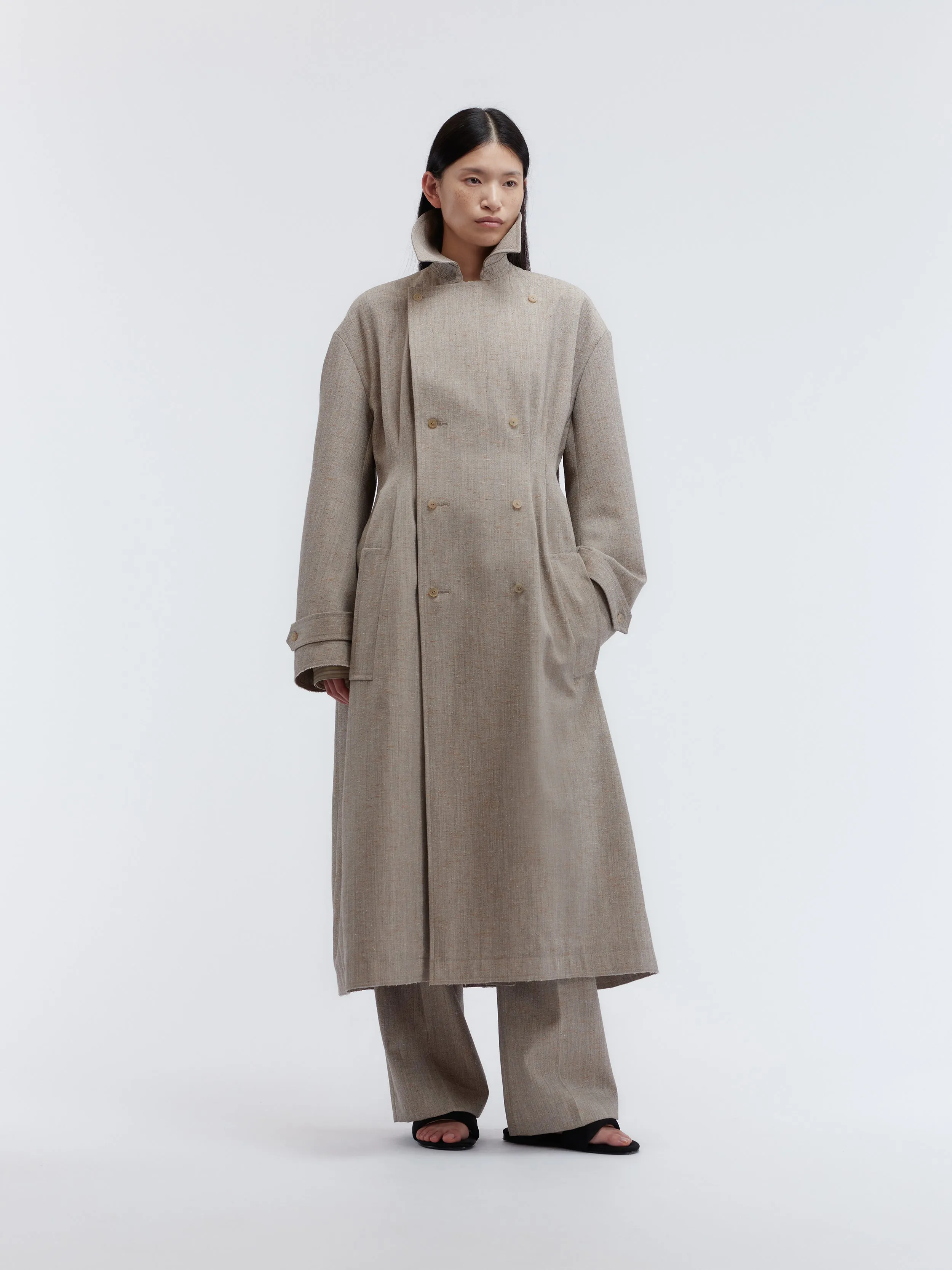 Trench Espéranto en tweed chiné sold by Carven product image thumbnail 3