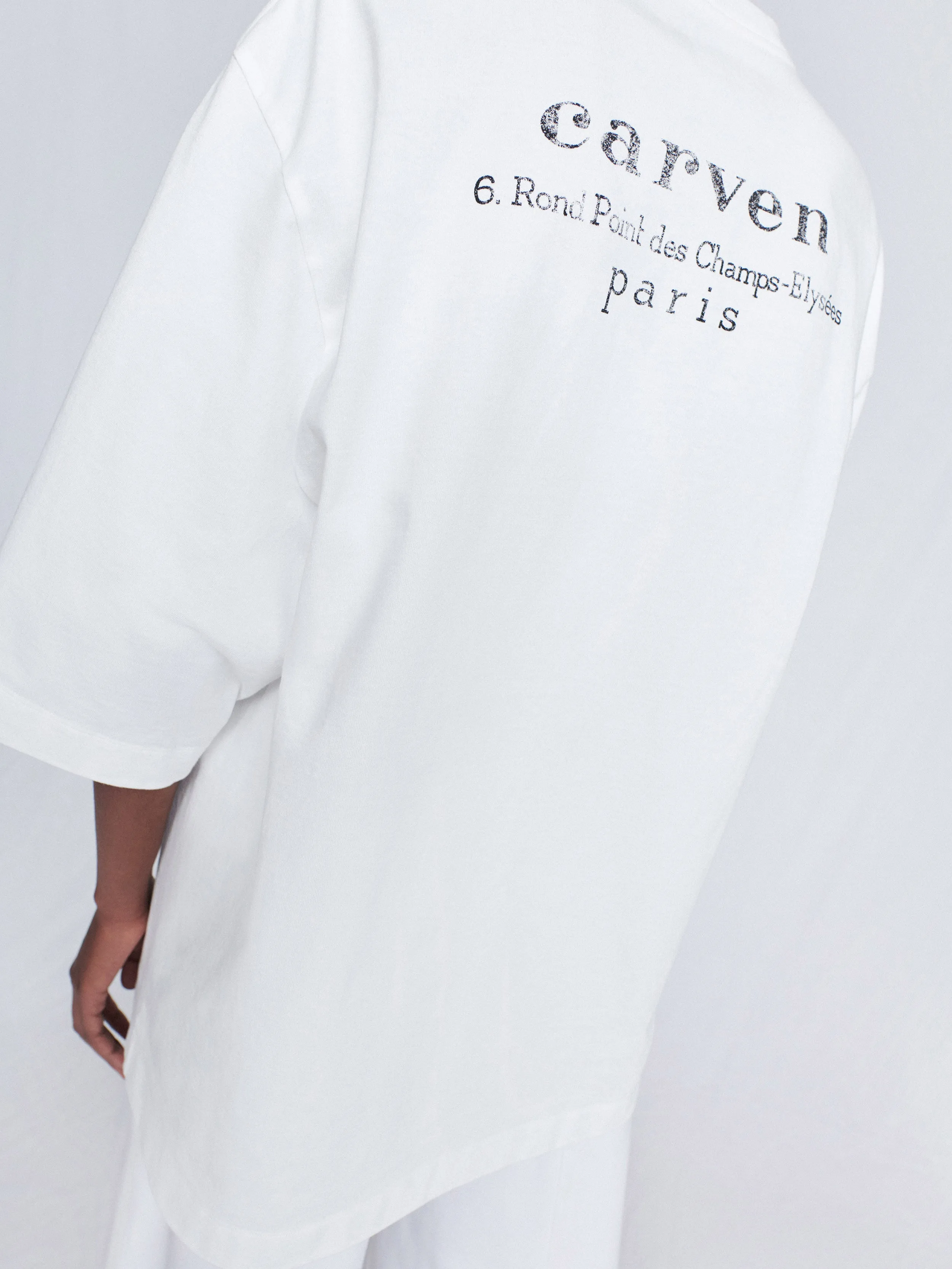 T-shirt signature en jersey épais sold by Carven product image thumbnail 4