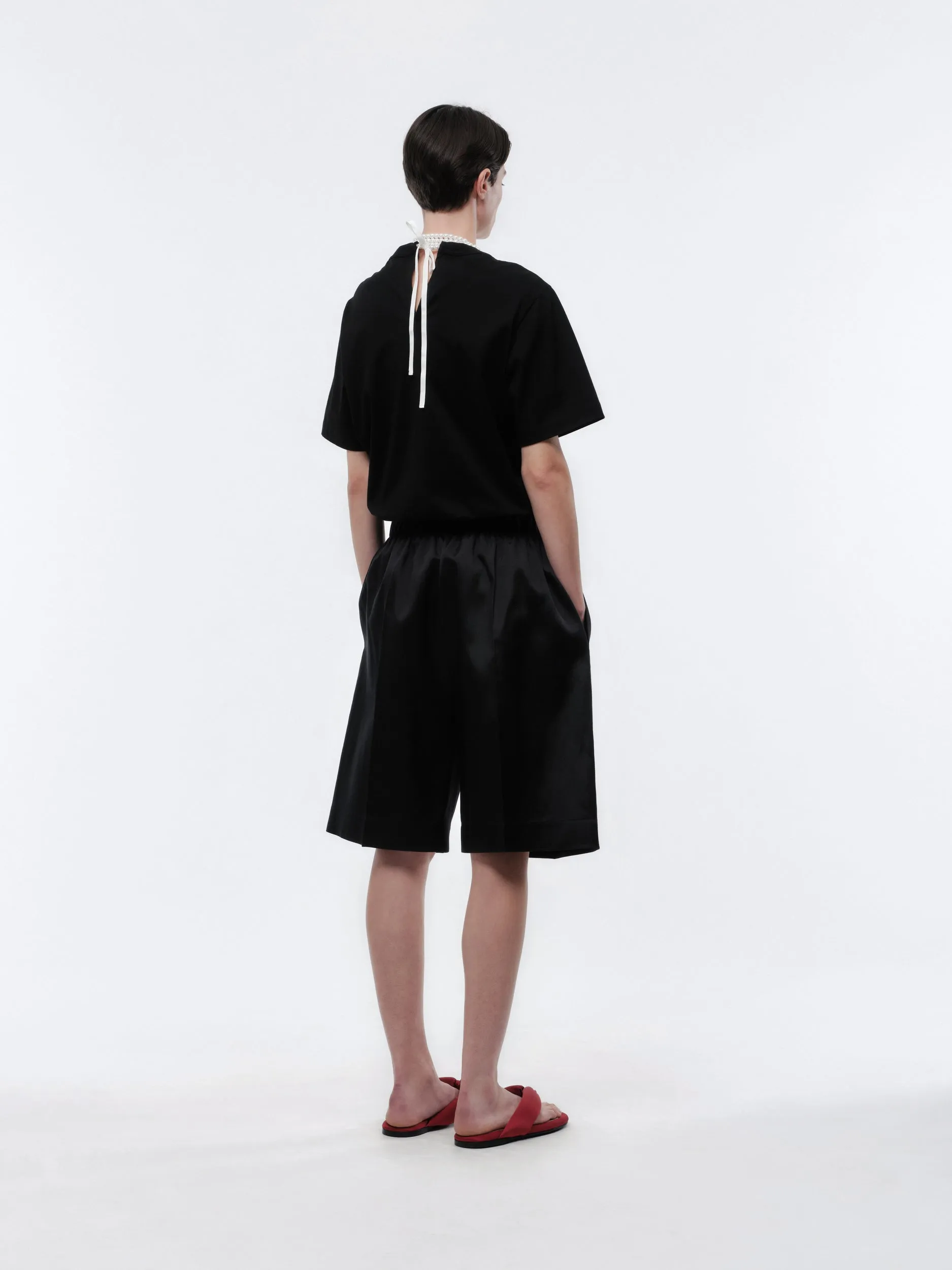 T-shirt collier de perles en jersey classique sold by Carven product image thumbnail 3