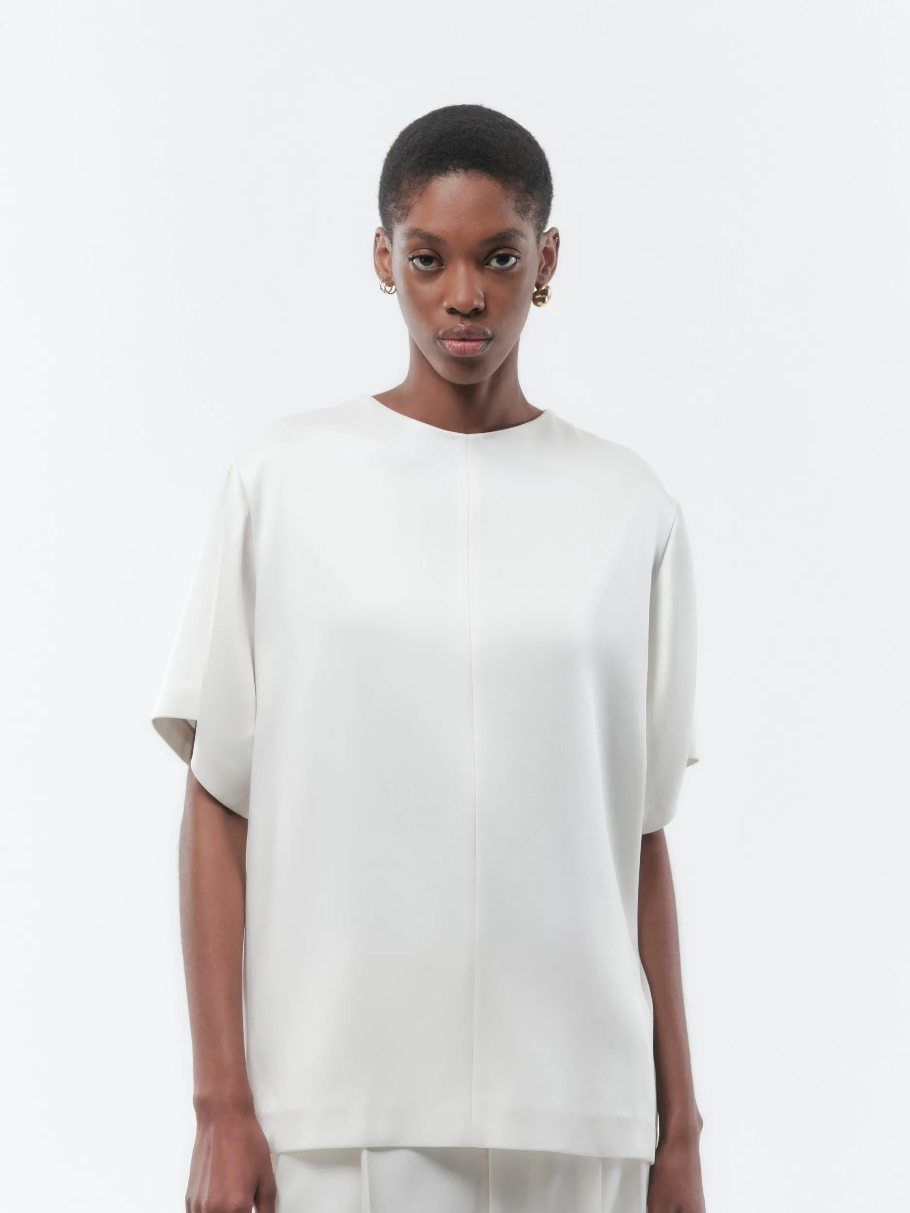 Top en satin double léger sold by Carven