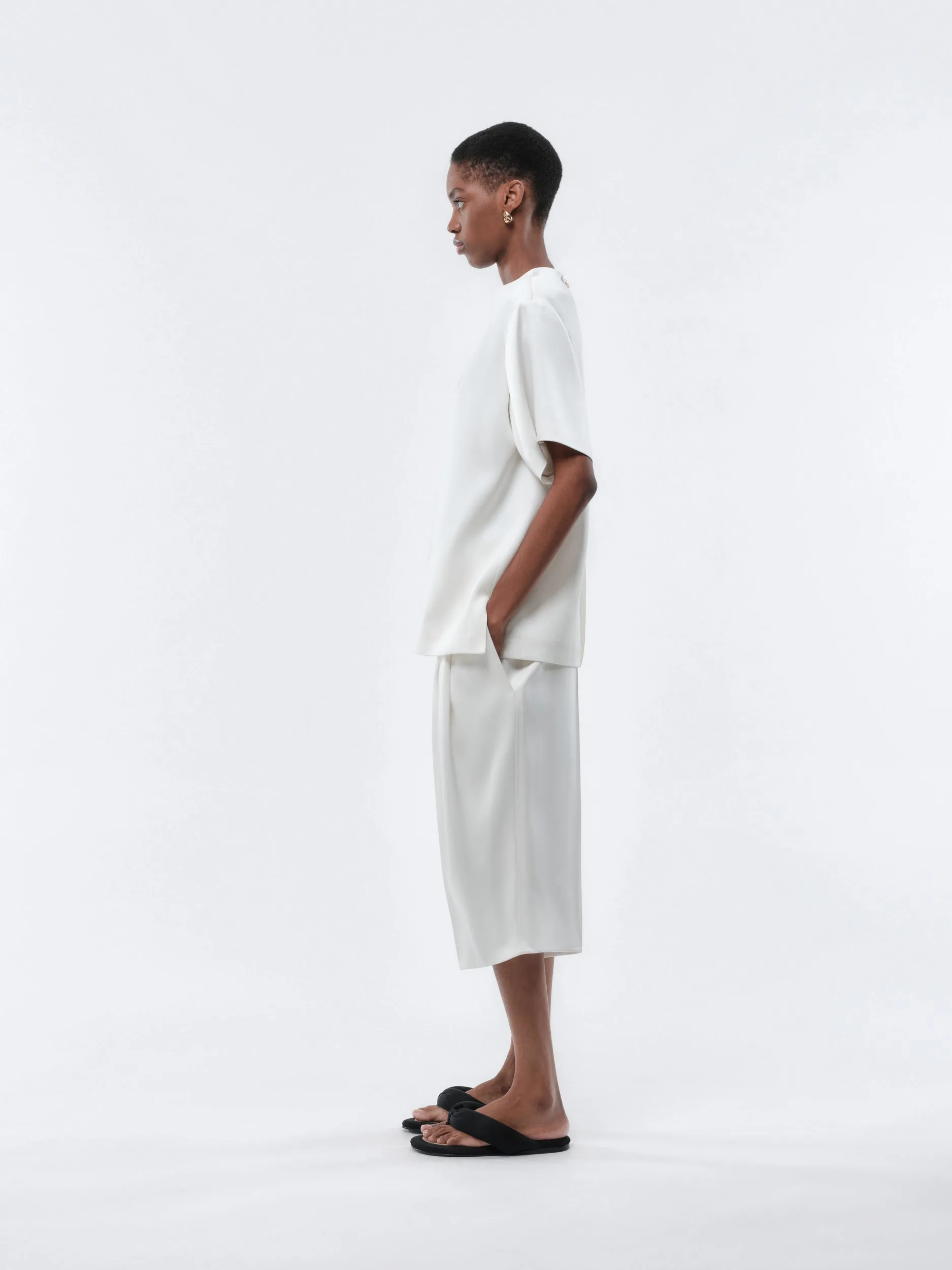 Top en satin double léger sold by Carven product image thumbnail 4