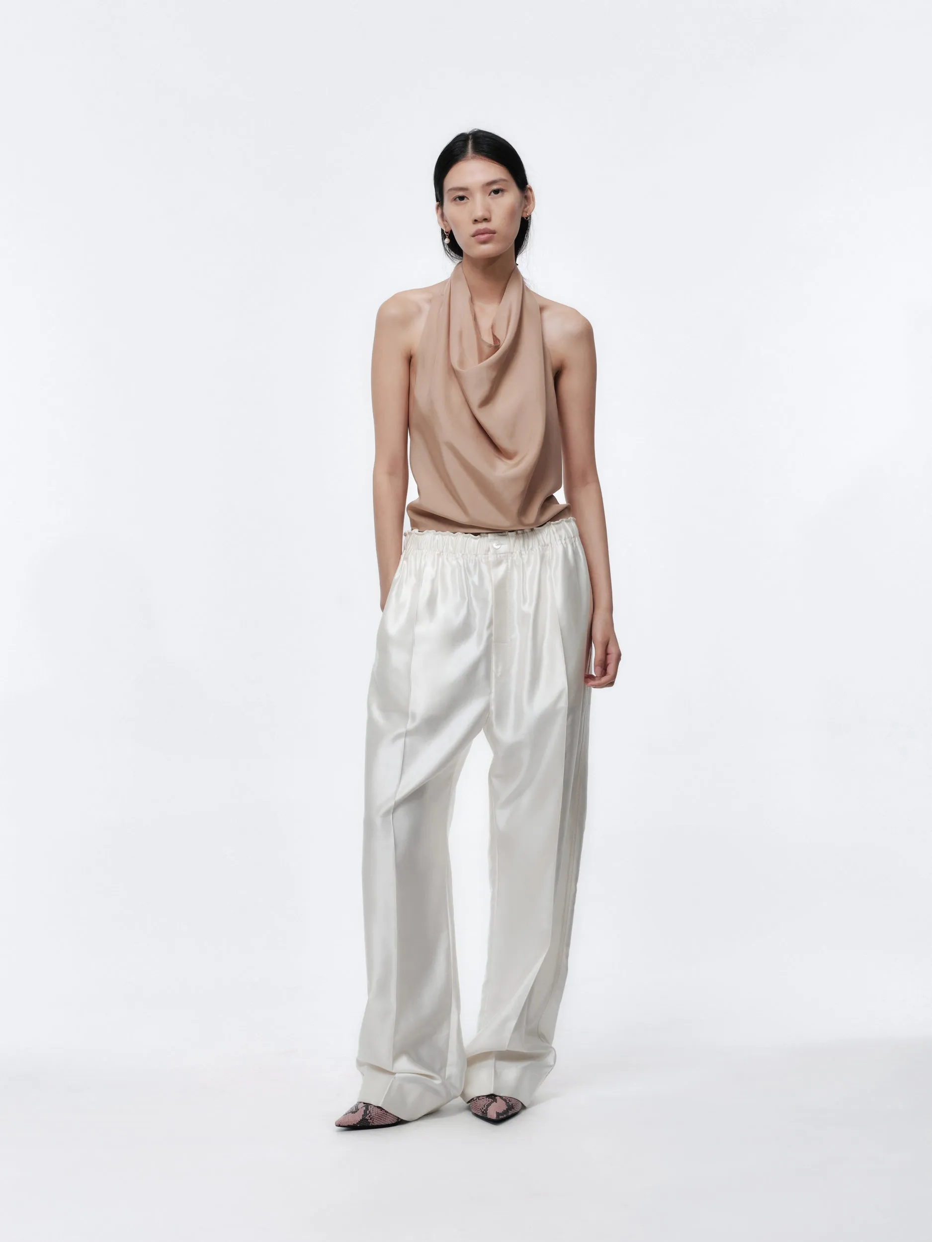 Haut dos nu en soie habotai sold by Carven product image thumbnail 3
