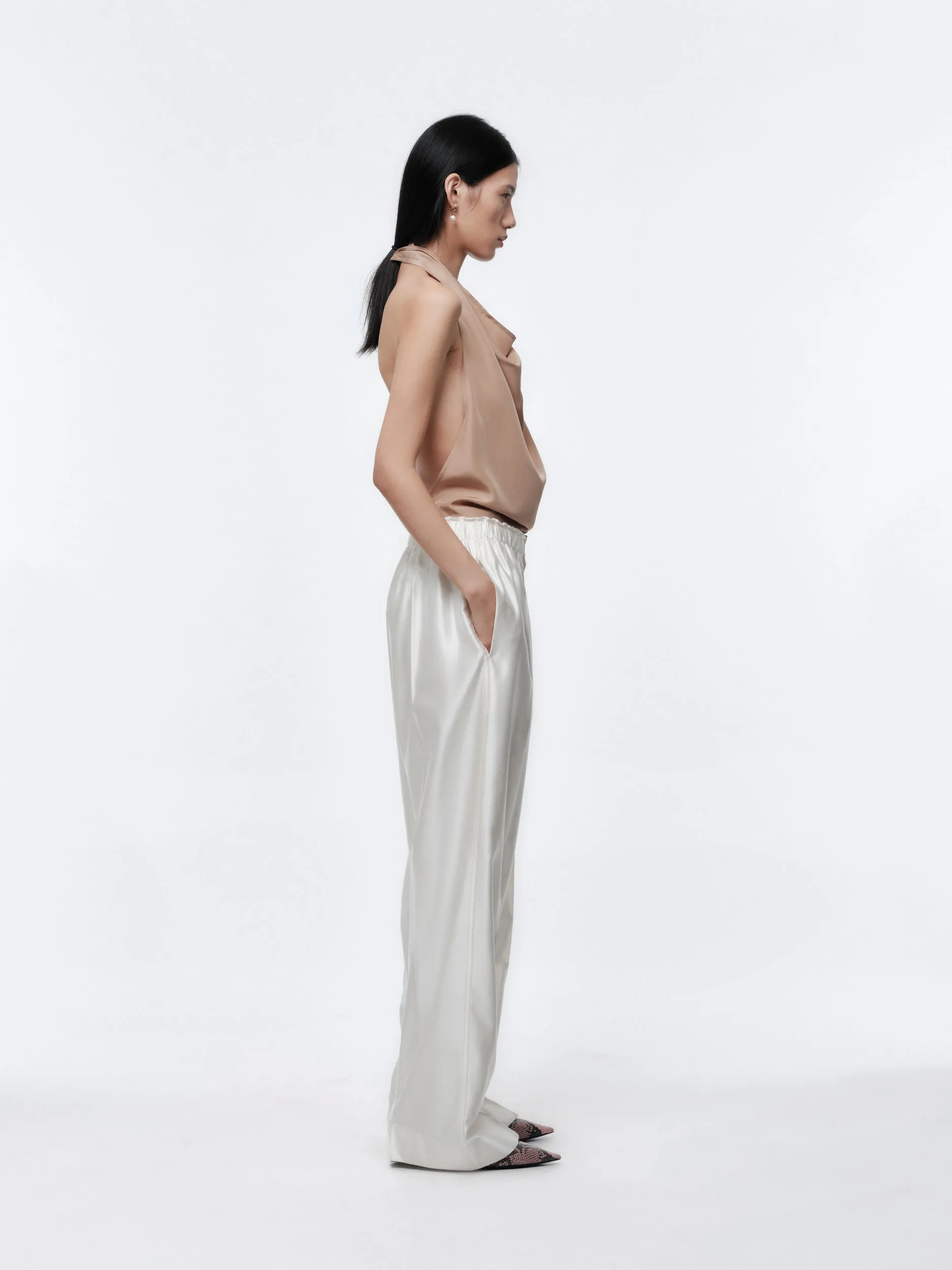 Haut dos nu en soie habotai sold by Carven product image thumbnail 4