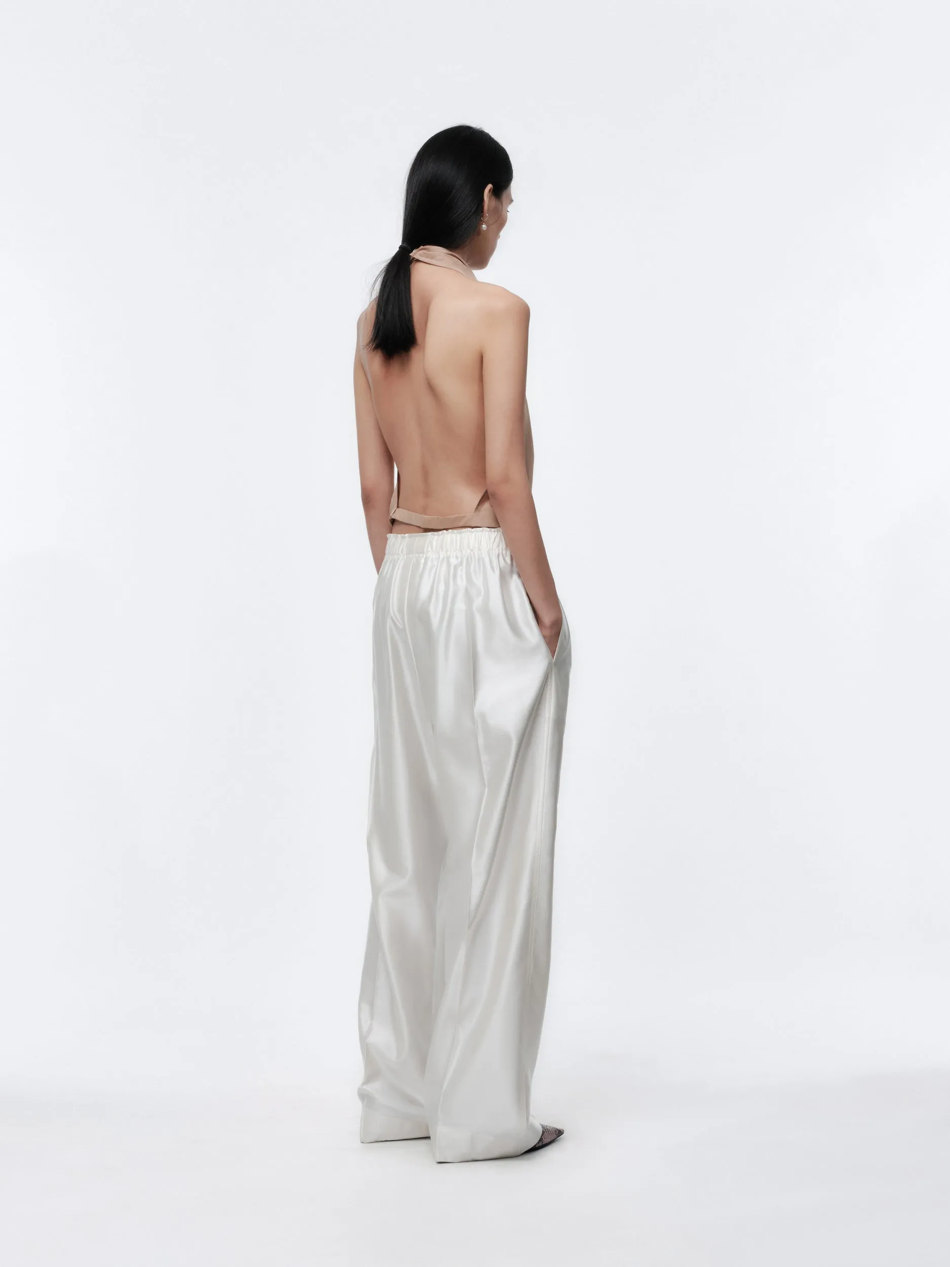 Haut dos nu en soie habotai sold by Carven product image thumbnail 2