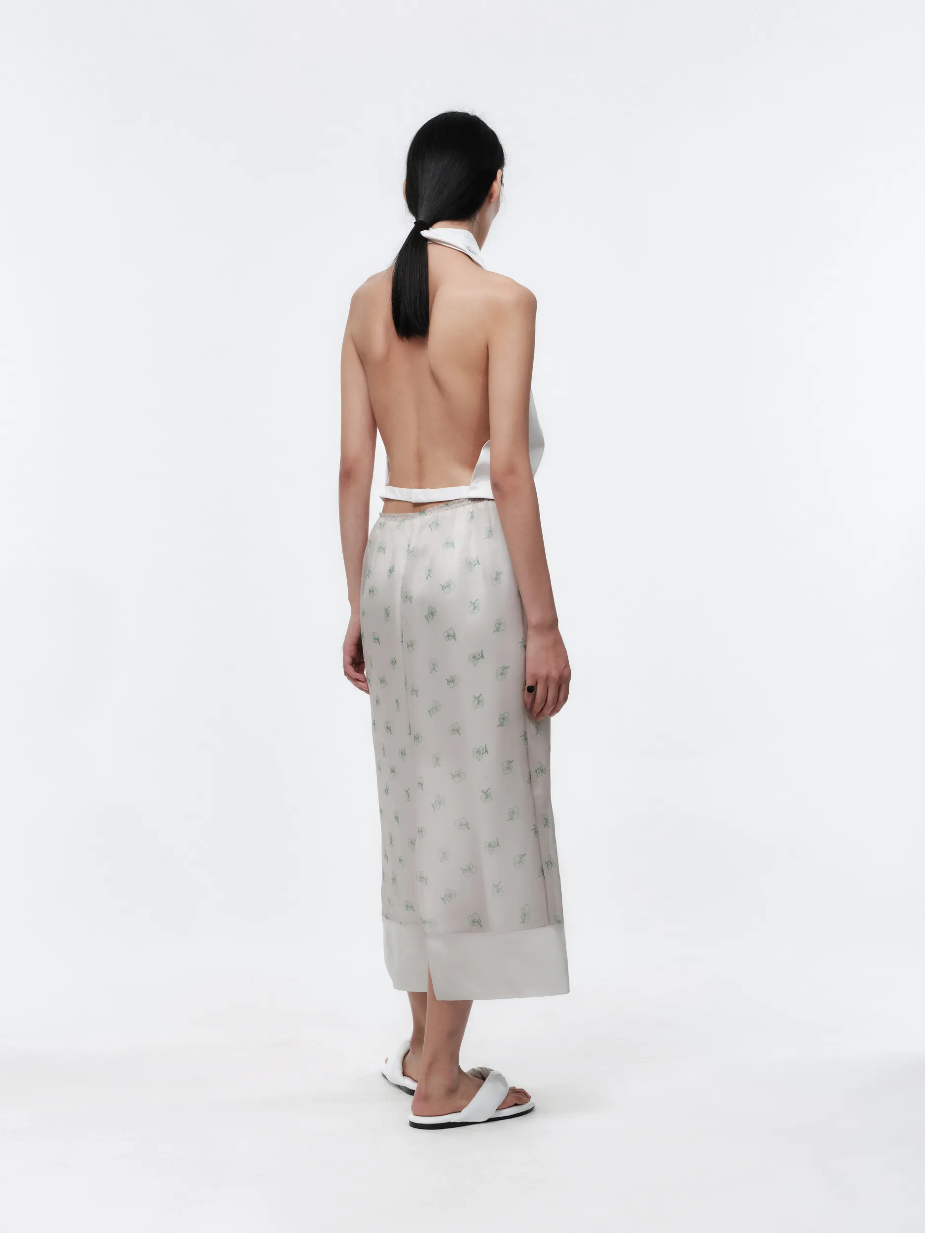 Haut dos nu en soie tailleur sold by Carven product image thumbnail 2