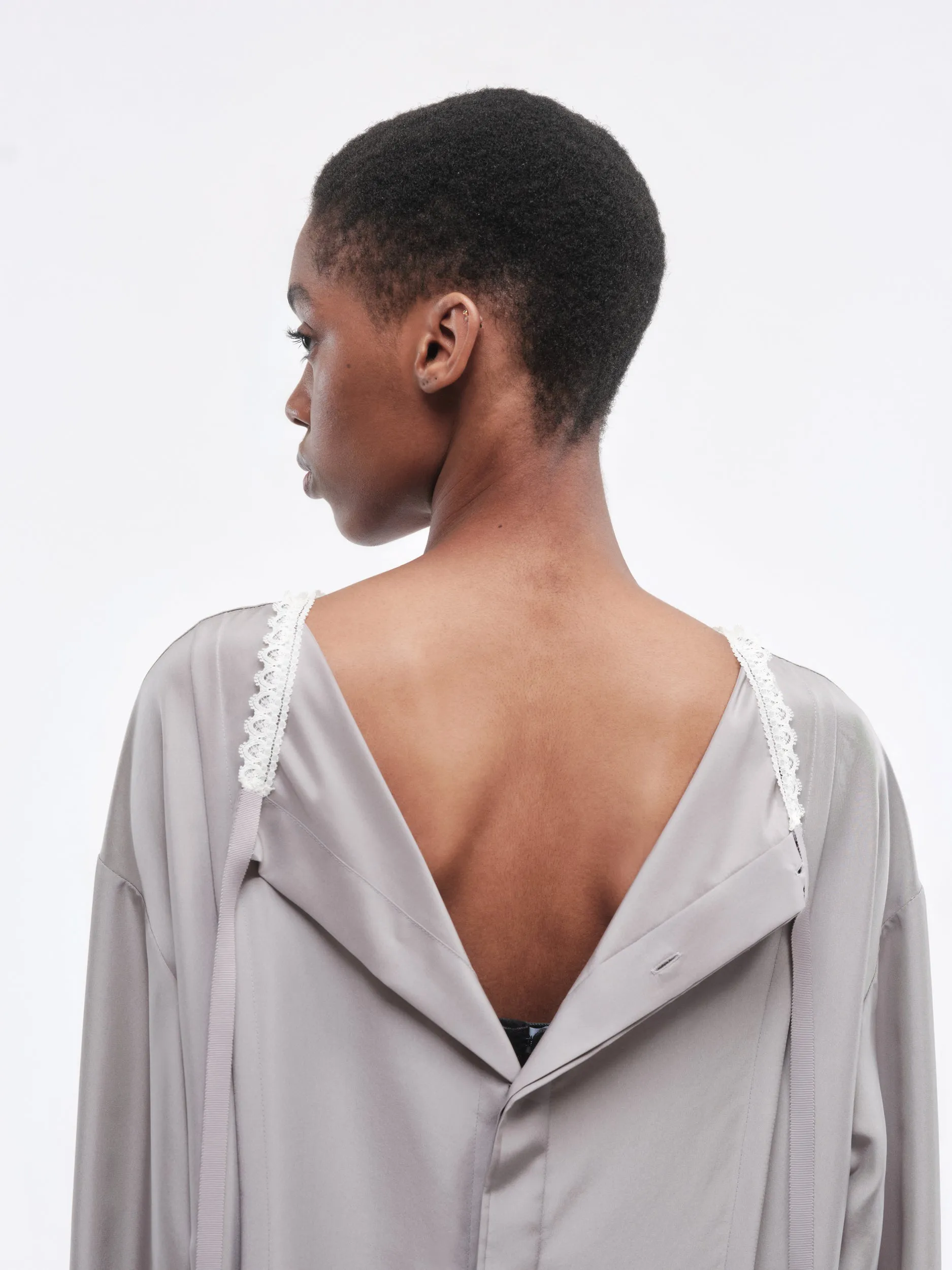 Robe Espéranto en soie habotai sold by Carven product image thumbnail 2